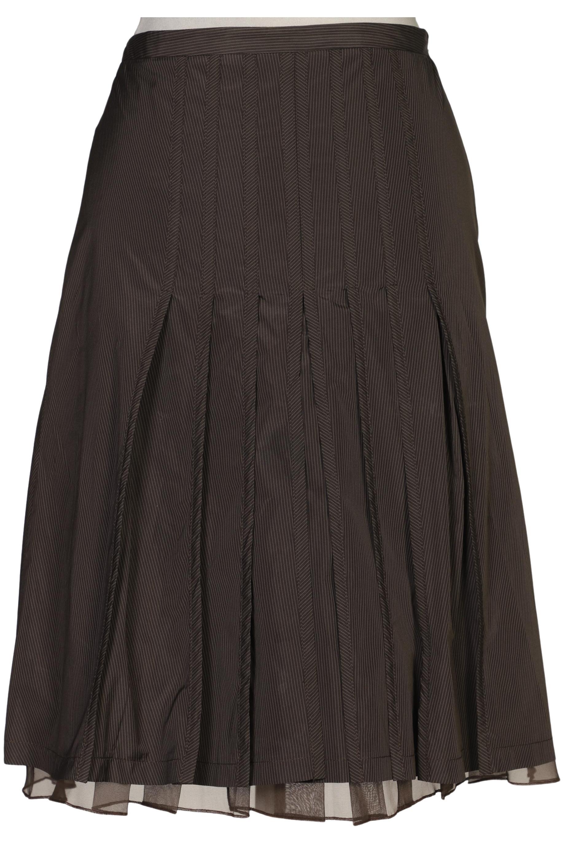 

Rene Lezard Damen Rock, braun, Gr. 34