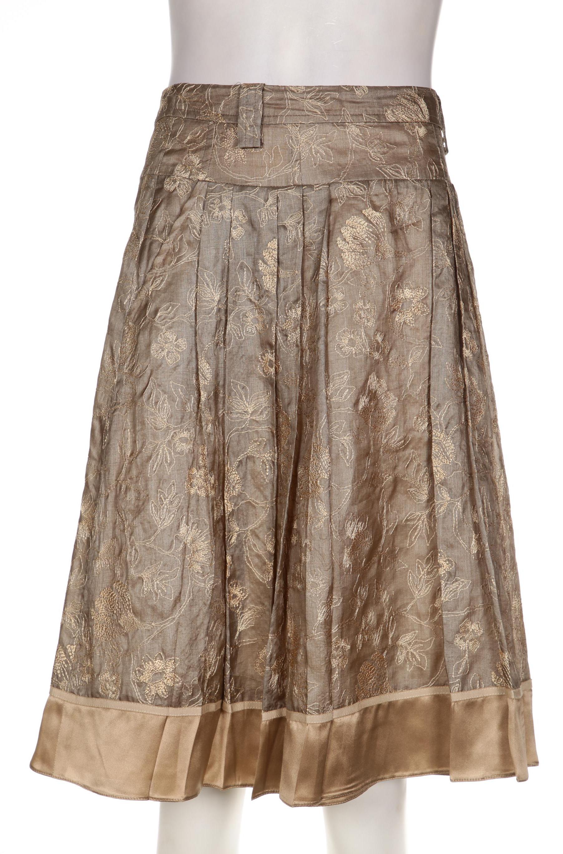 

Rene Lezard Damen Rock, beige, Gr. 36