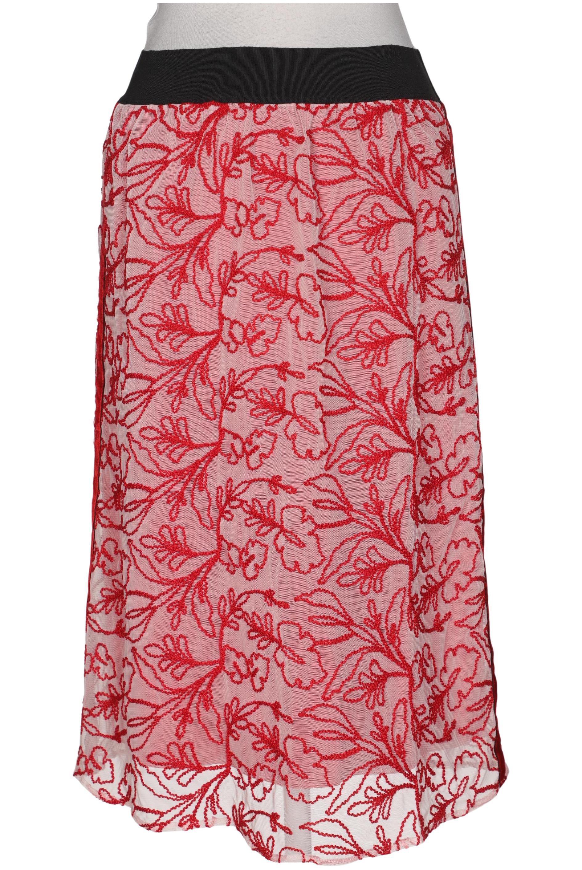 

Rene Lezard Damen Rock, rot, Gr. 34