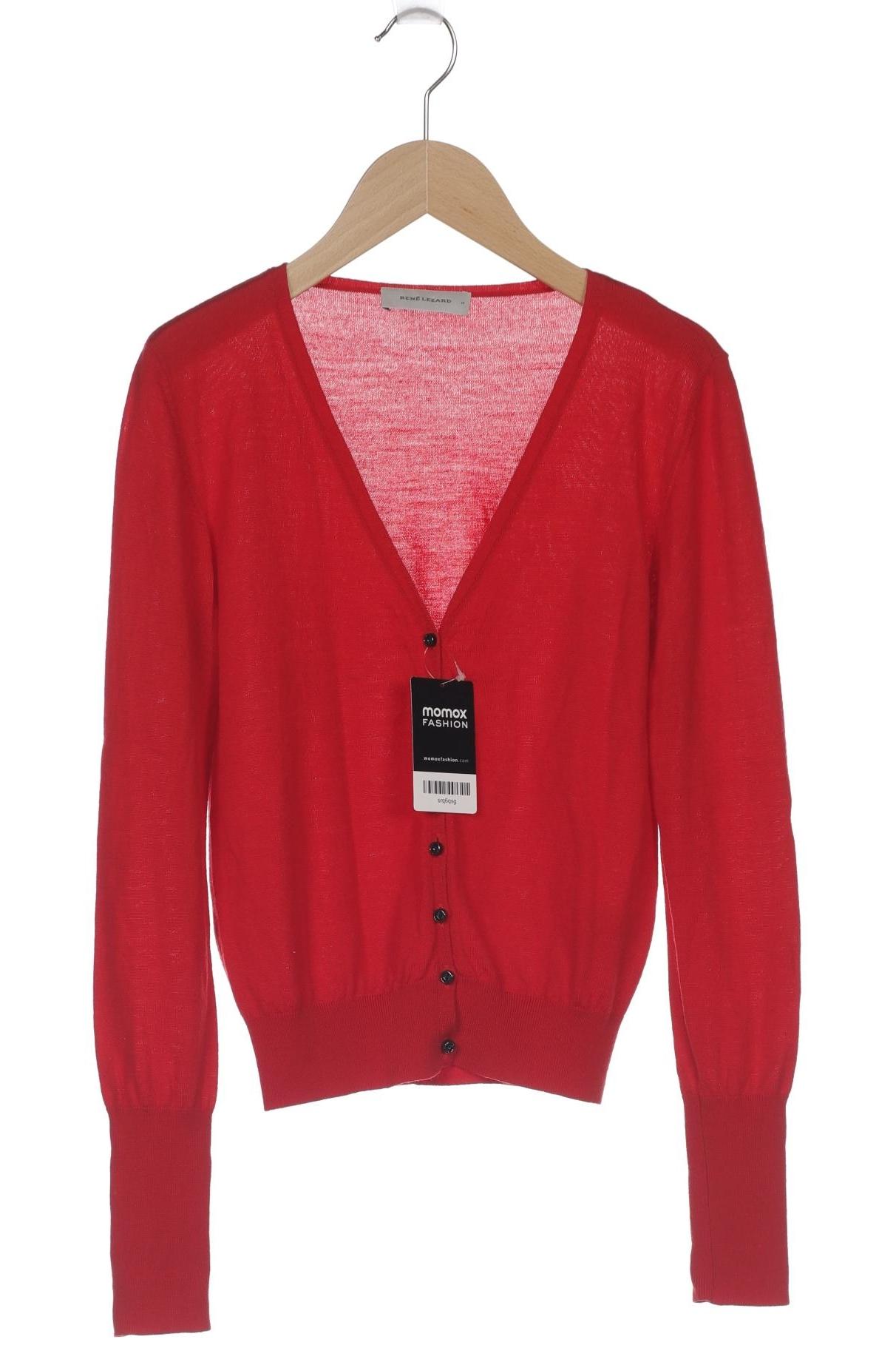 

Rene Lezard Damen Strickjacke, rot, Gr. 36