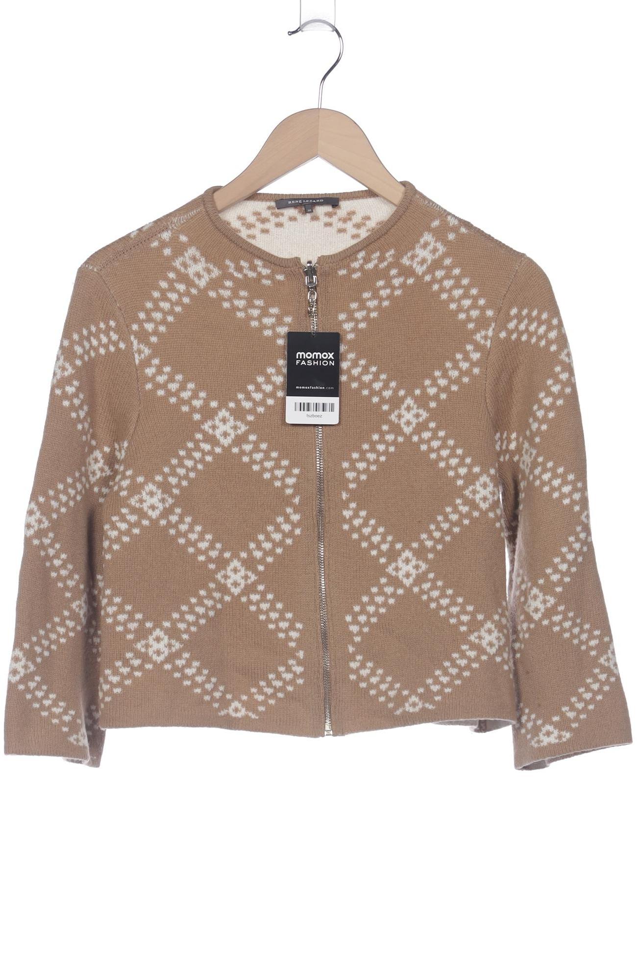 

Rene Lezard Damen Strickjacke, beige, Gr. 38