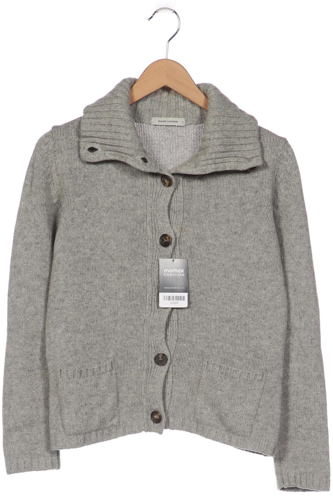 

Rene Lezard Damen Strickjacke, grau, Gr. 38