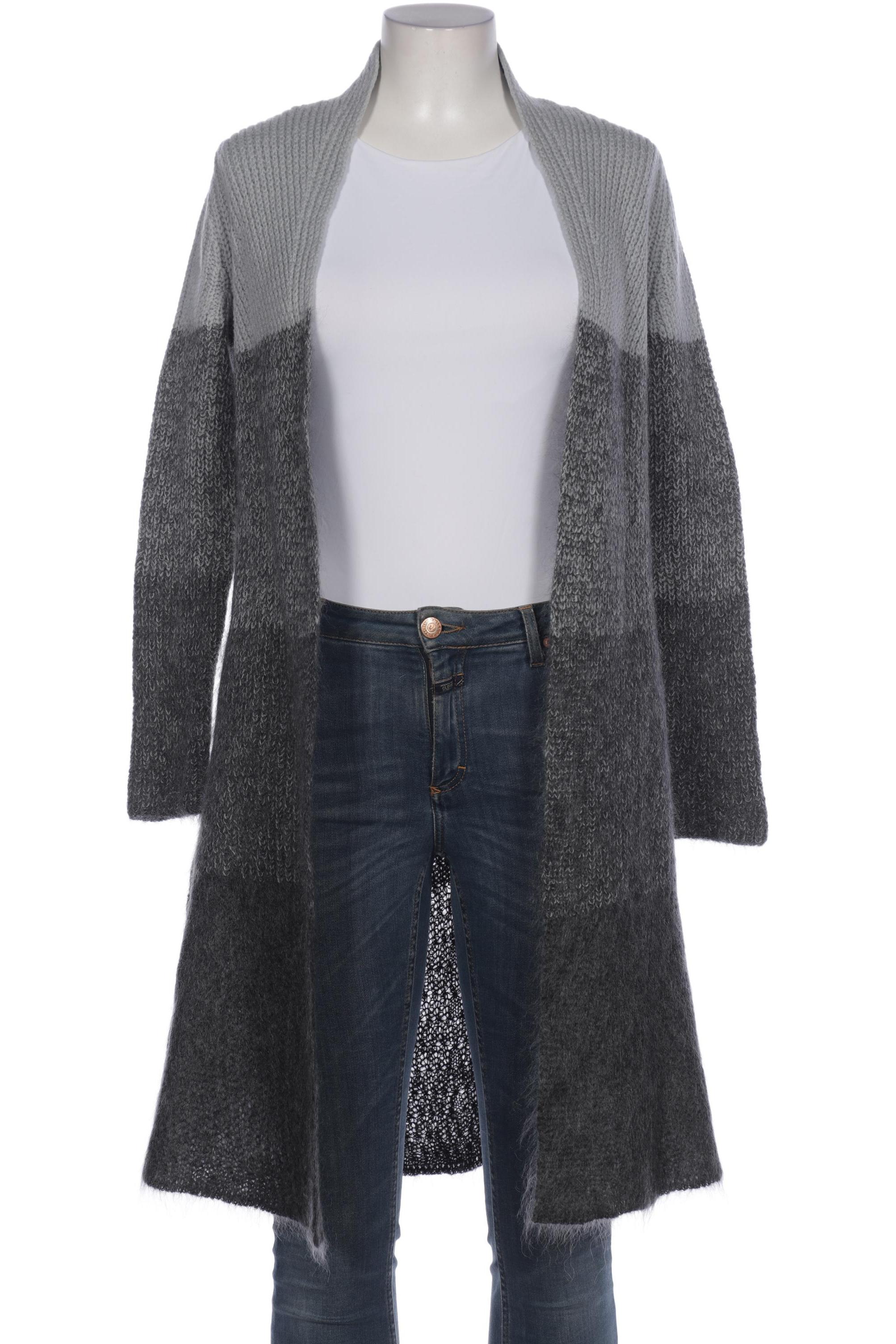 

Rene Lezard Damen Strickjacke, grau, Gr. 38