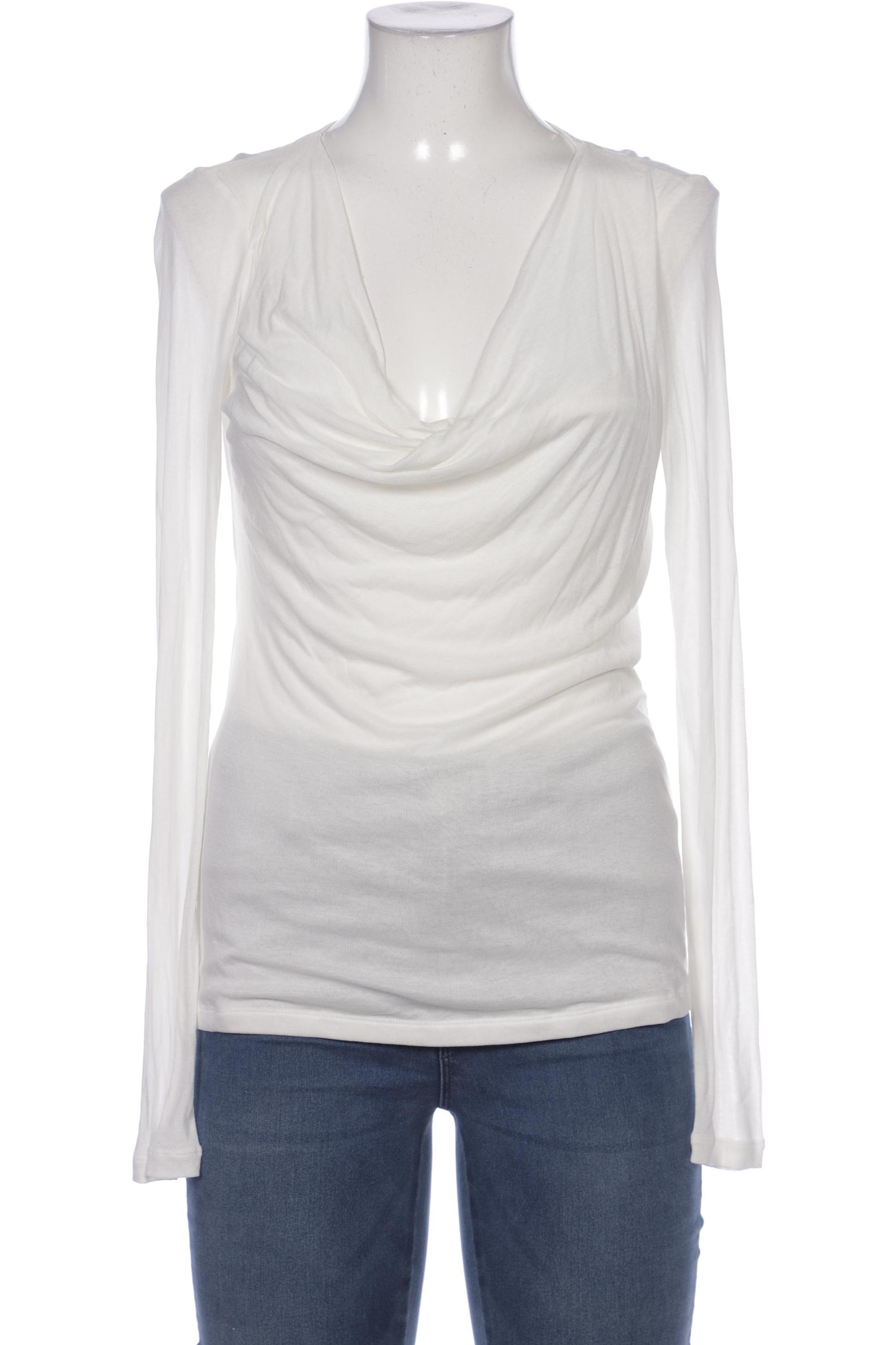 

Rene Lezard Damen Langarmshirt, weiß, Gr. 38