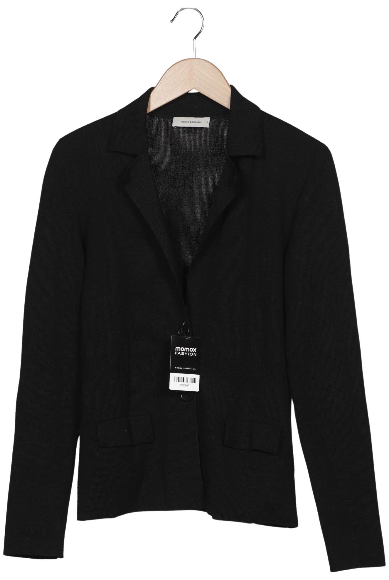 

Rene Lezard Damen Strickjacke, schwarz, Gr. 40