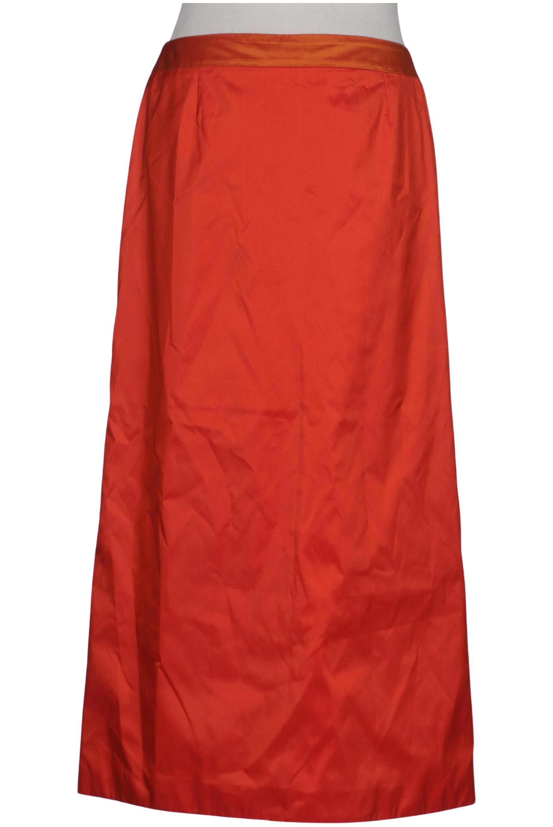 

Rene Lezard Damen Rock, orange, Gr. 44
