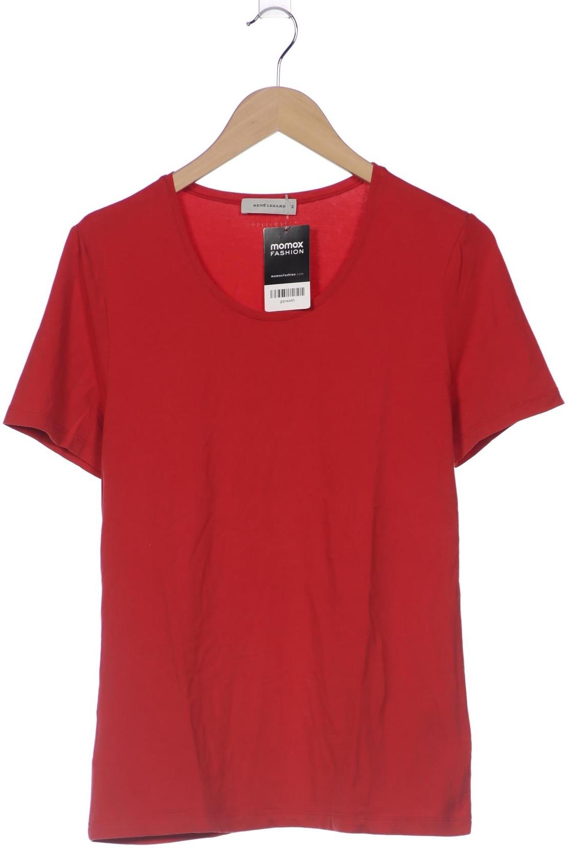 

Rene Lezard Damen T-Shirt, rot, Gr. 44