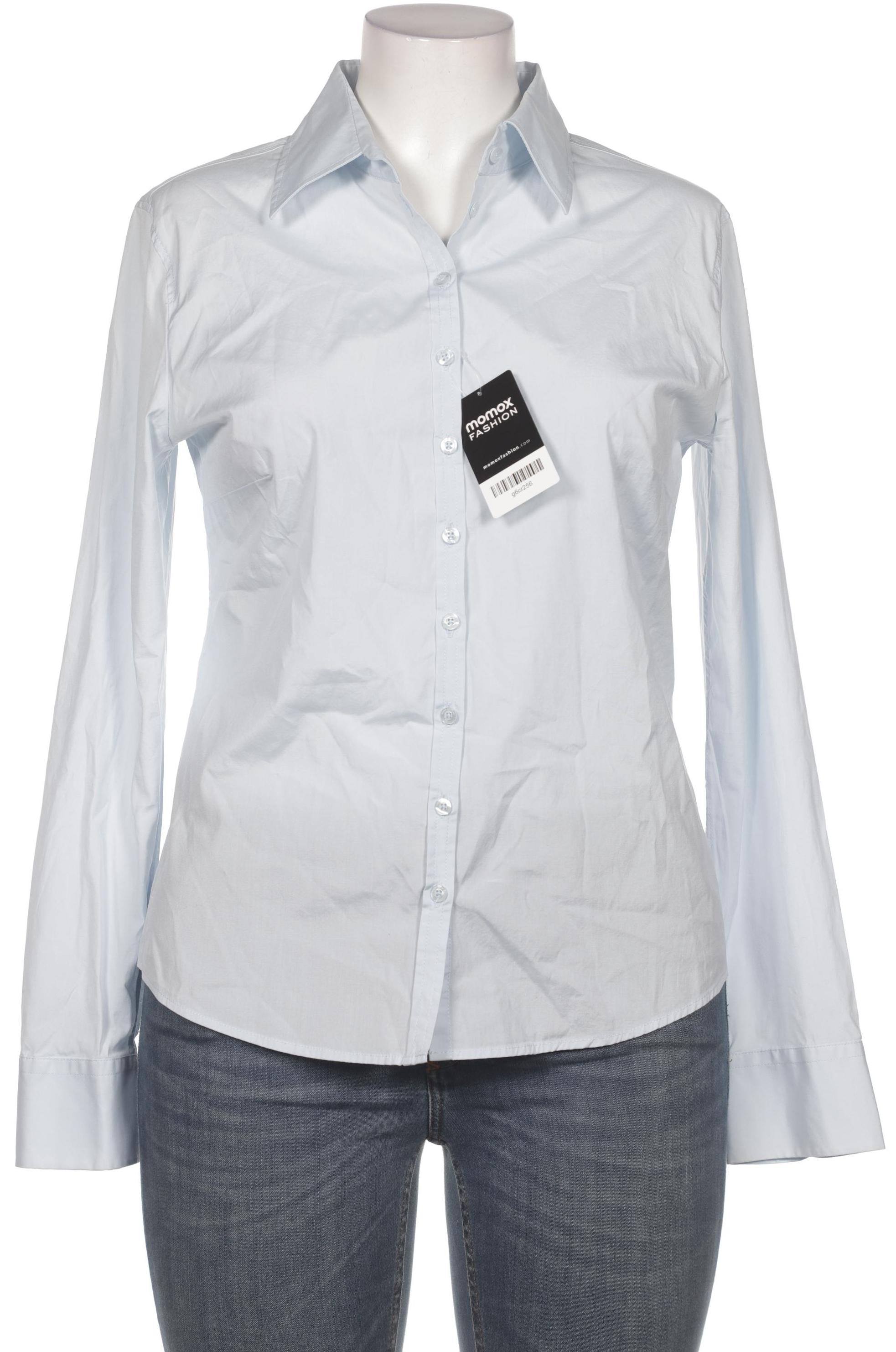 

Rene Lezard Damen Bluse, hellblau, Gr. 42