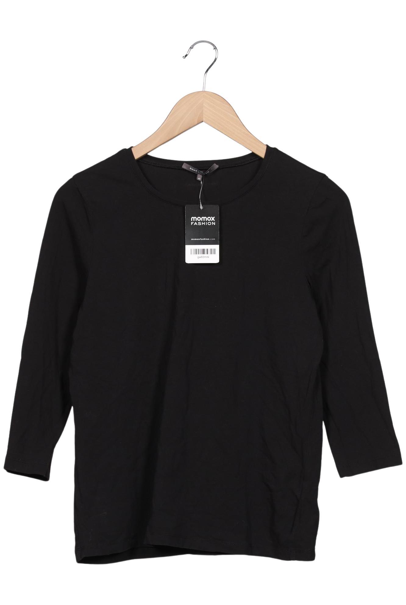 

Rene Lezard Damen Langarmshirt, schwarz, Gr. 40