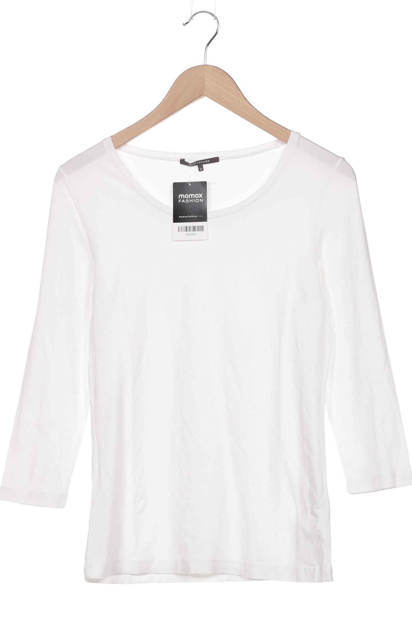 

Rene Lezard Damen Langarmshirt, weiß, Gr. 38