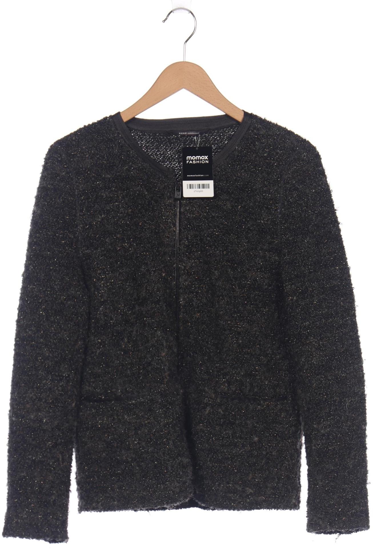 

Rene Lezard Damen Strickjacke, schwarz, Gr. 40