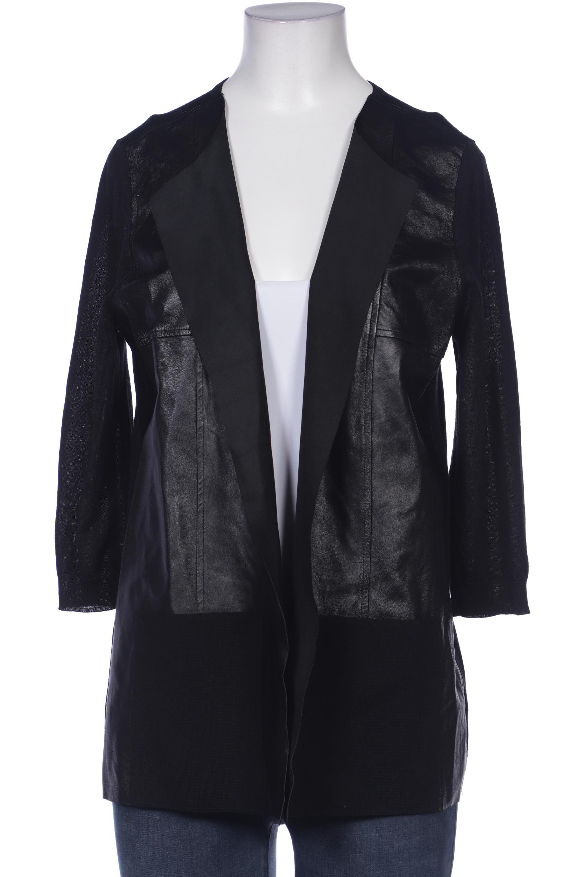 

Rene Lezard Damen Strickjacke, schwarz, Gr. 38