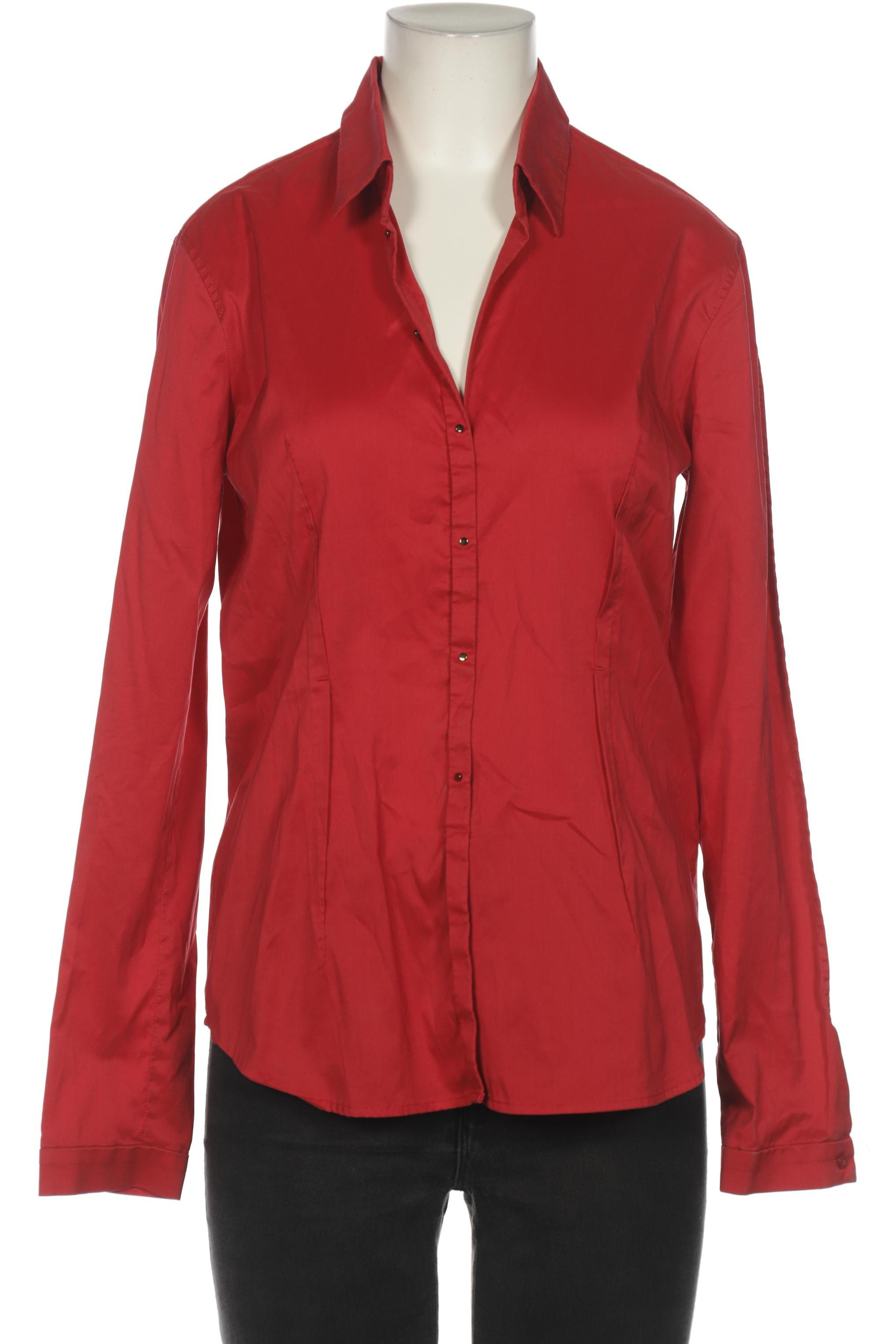 

Rene Lezard Damen Bluse, rot, Gr. 36