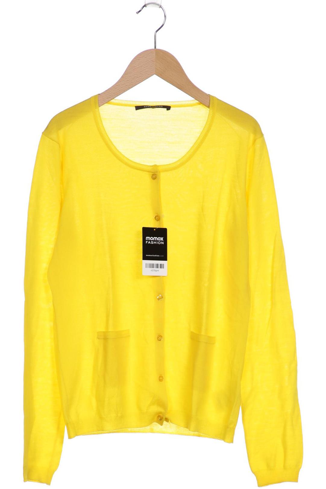 

Rene Lezard Damen Strickjacke, gelb, Gr. 40