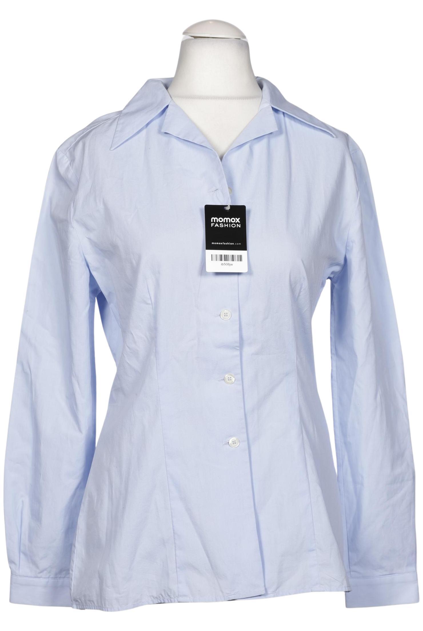 

Rene Lezard Damen Bluse, blau, Gr. 38