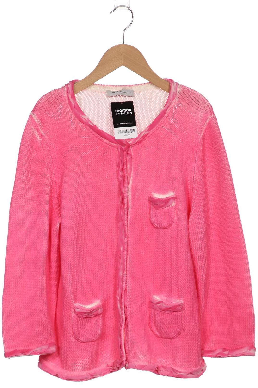

Rene Lezard Damen Strickjacke, pink, Gr. 44