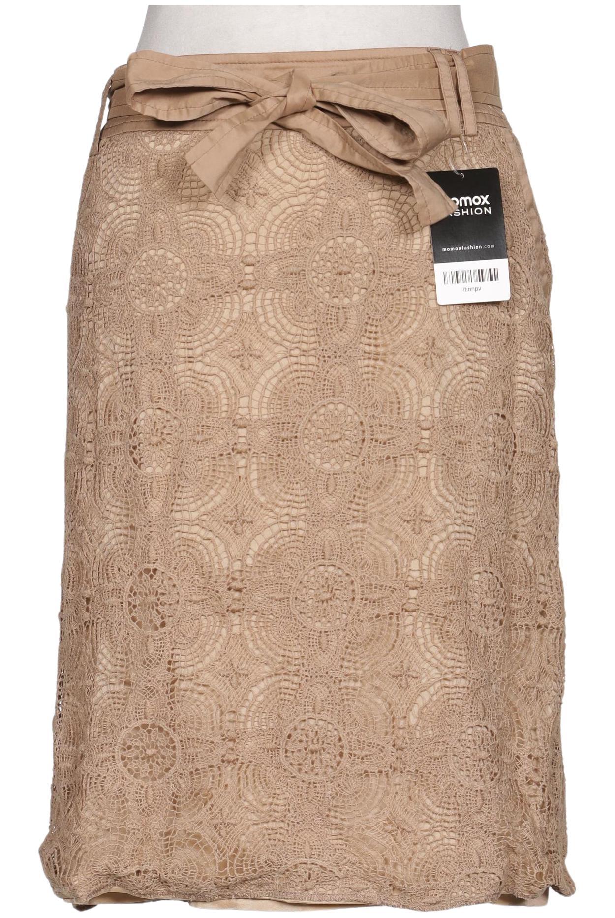 

Rene Lezard Damen Rock, beige, Gr. 40