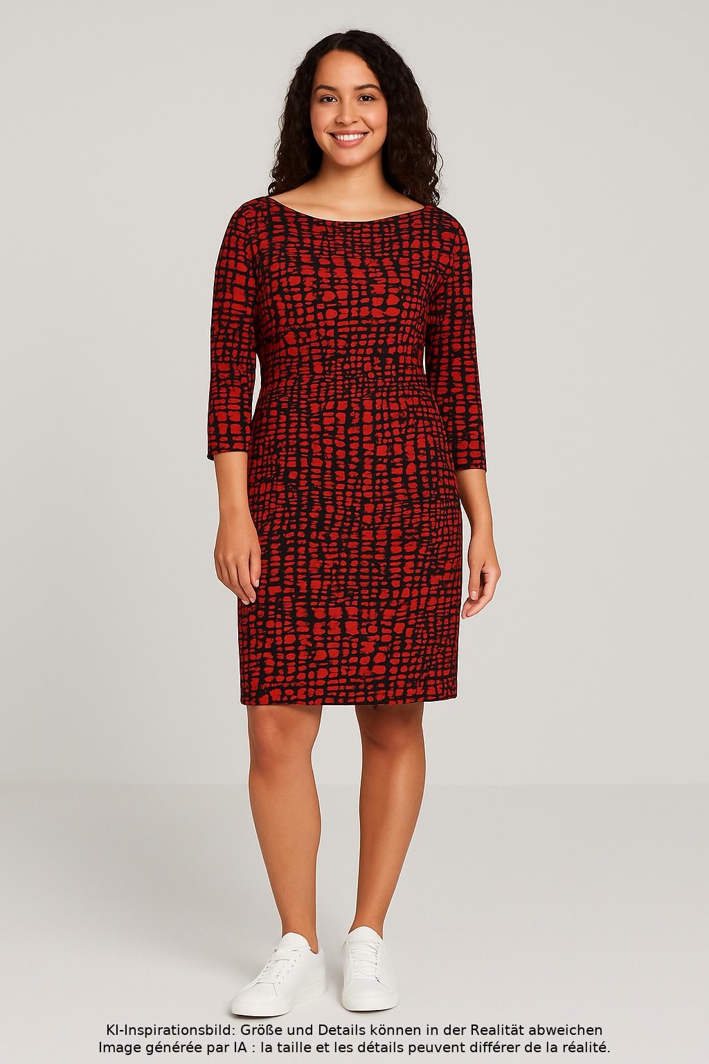 

Rene Lezard Damen Kleid, mehrfarbig, Gr. 38