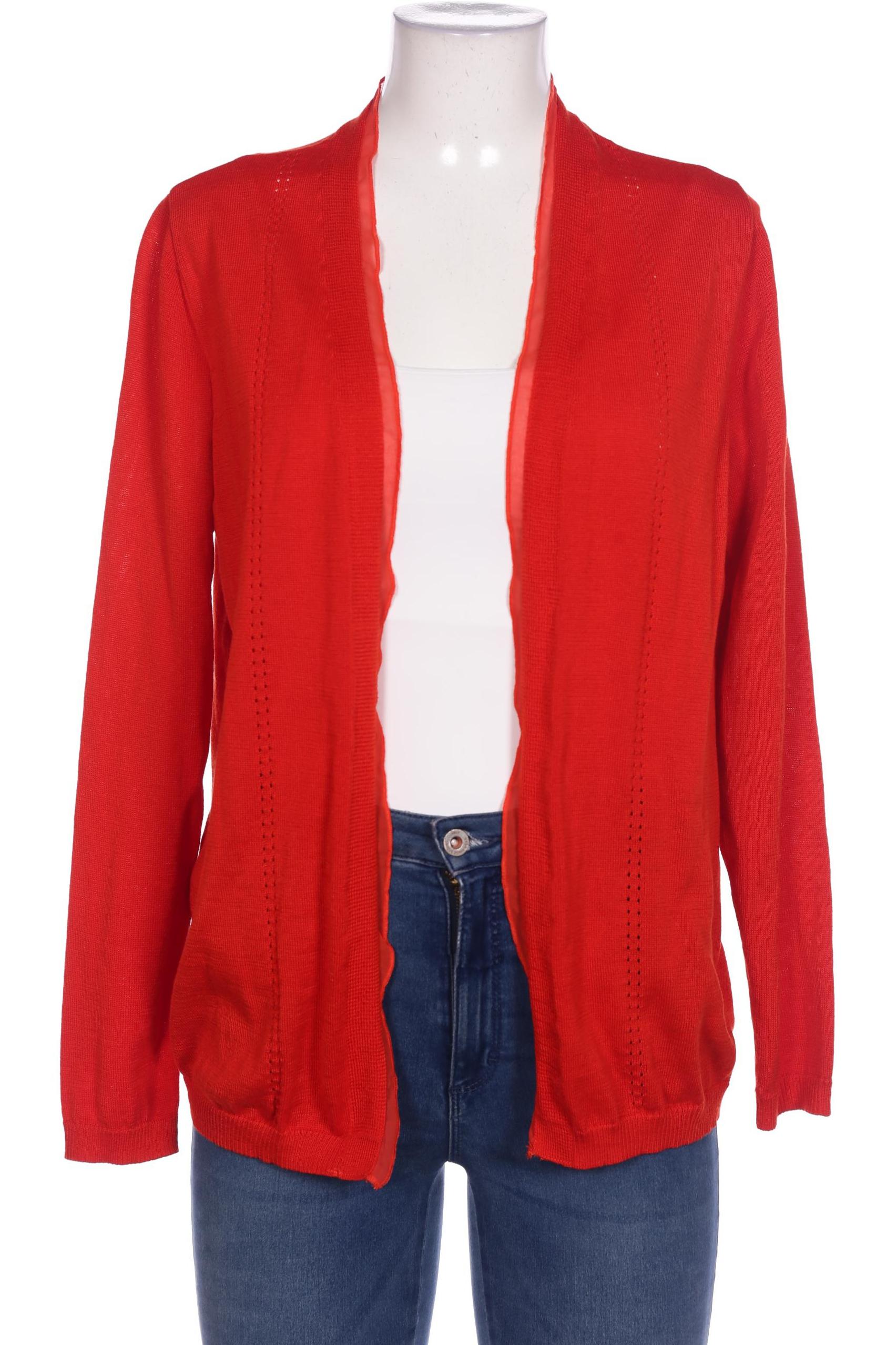 

Rene Lezard Damen Strickjacke, orange, Gr. 38