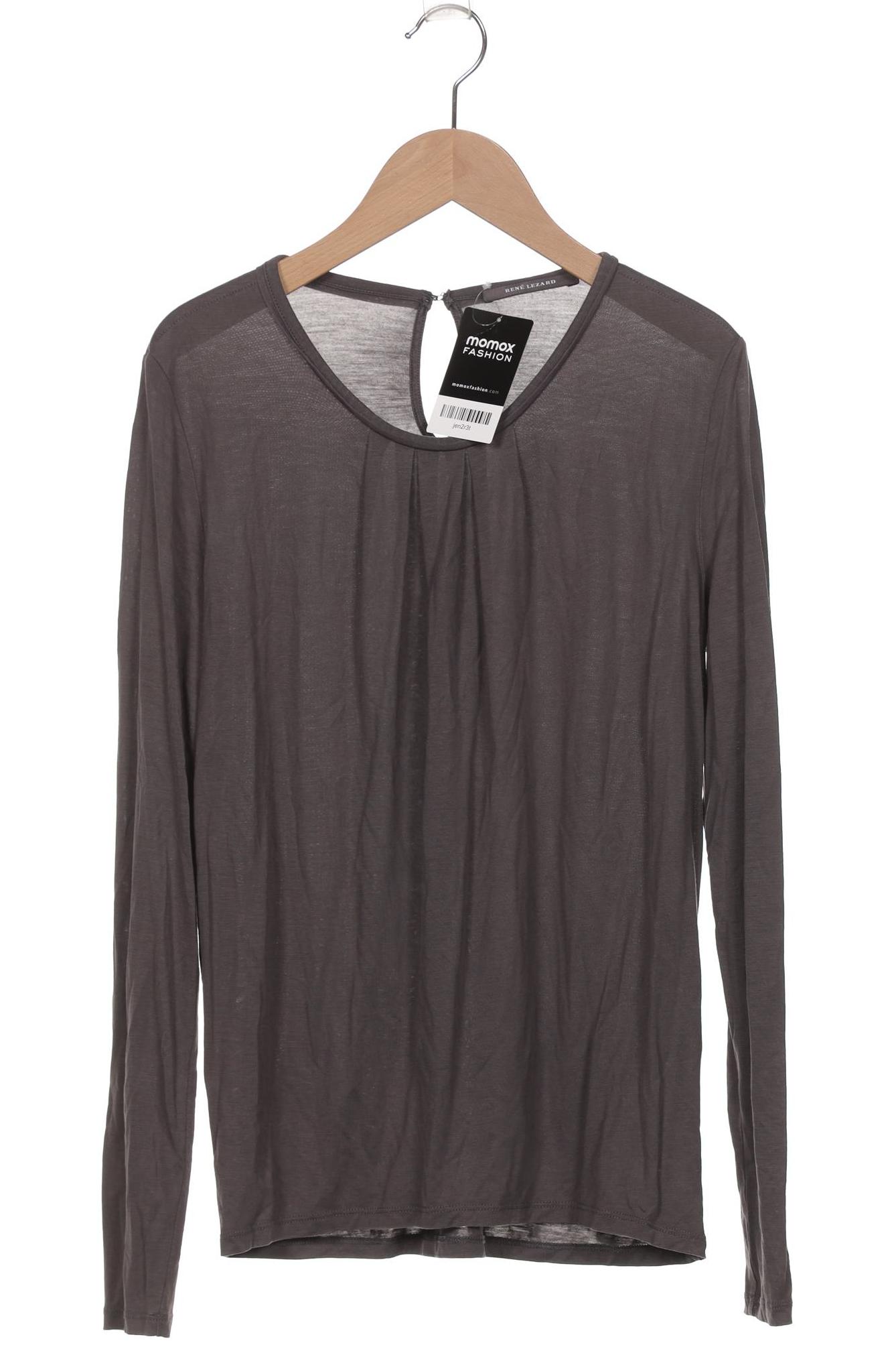

Rene Lezard Damen Langarmshirt, grau, Gr. 36