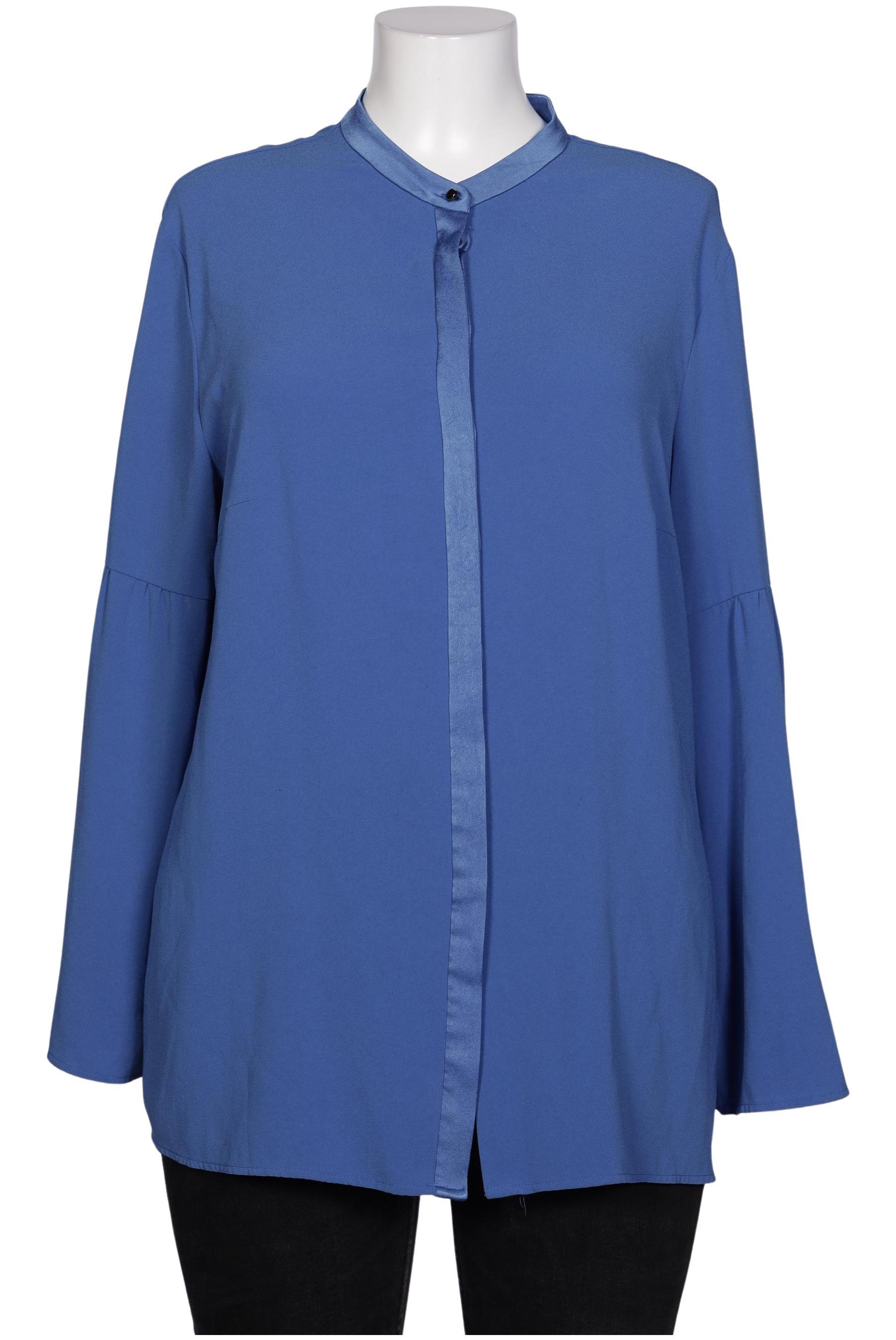 Thumbnail - Rene Lezard Damen Bluse, blau, Gr. 44