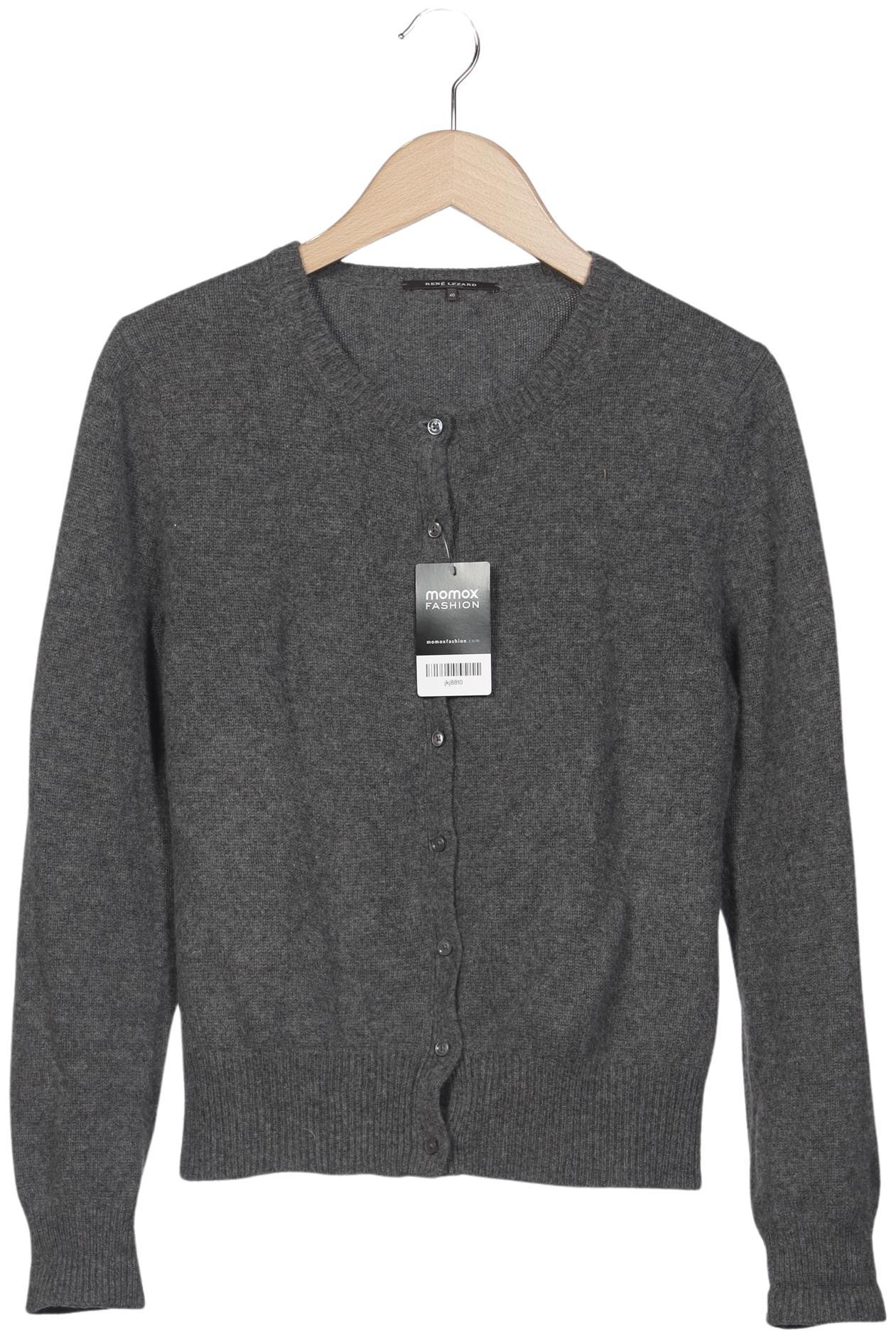 

Rene Lezard Damen Strickjacke, grau, Gr. 40