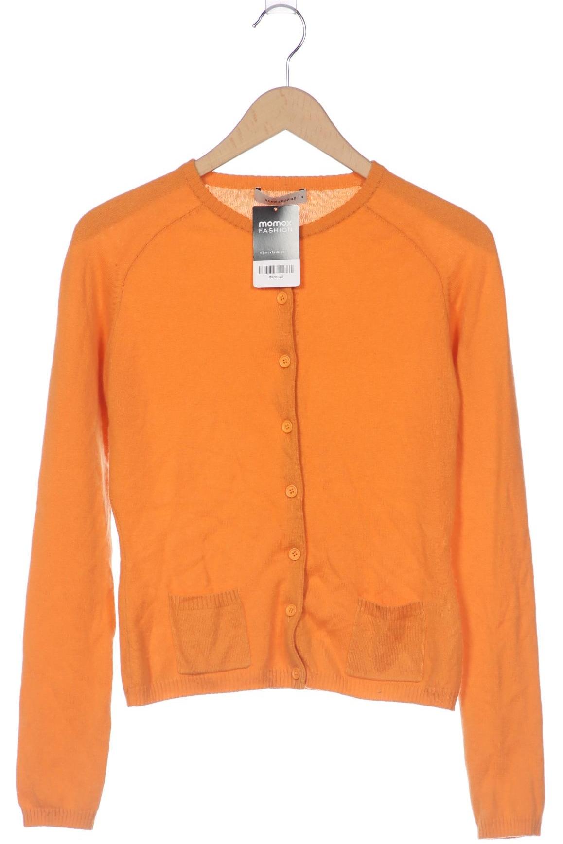 

Rene Lezard Damen Strickjacke, orange, Gr. 38