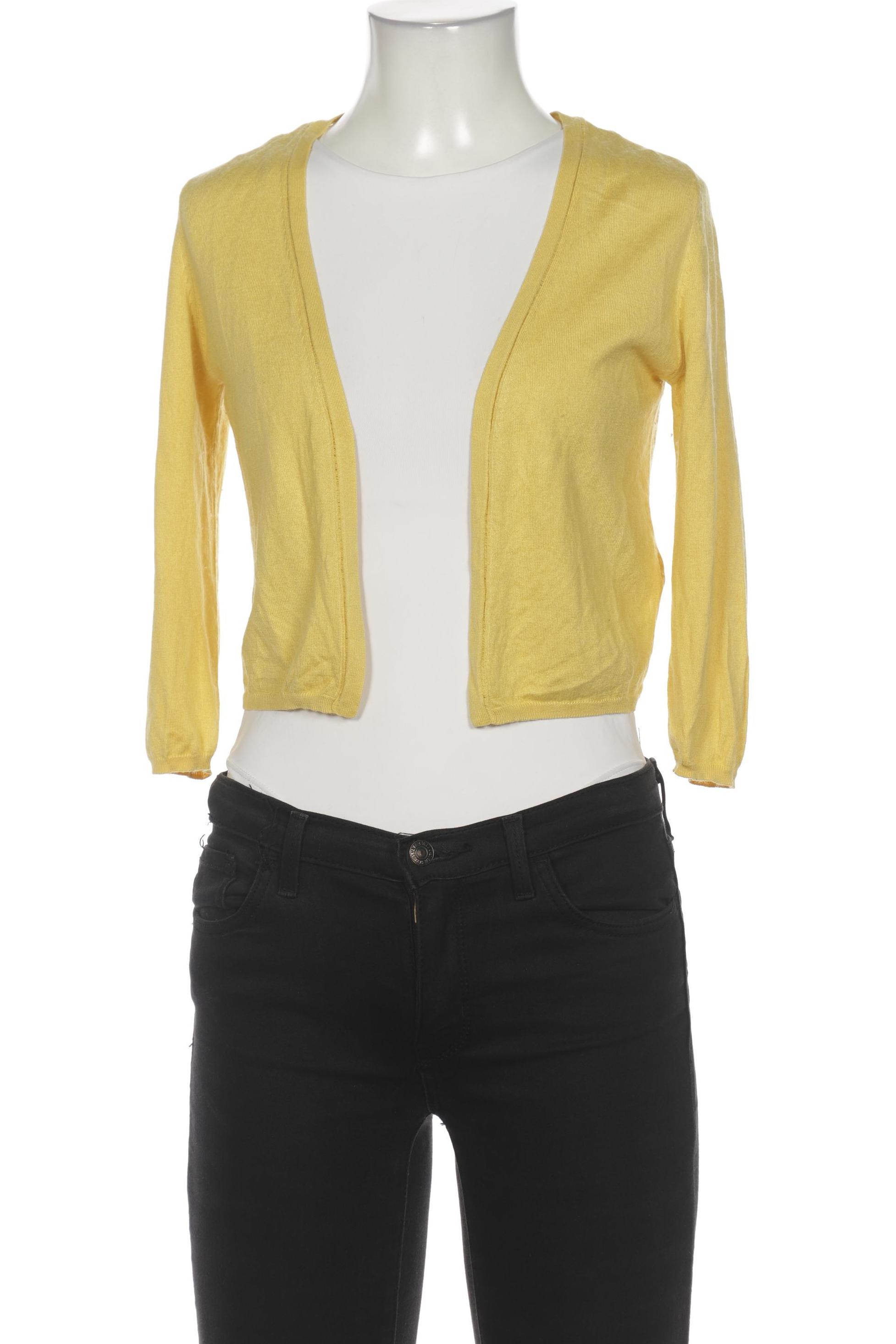 

Rene Lezard Damen Strickjacke, gelb, Gr. 34