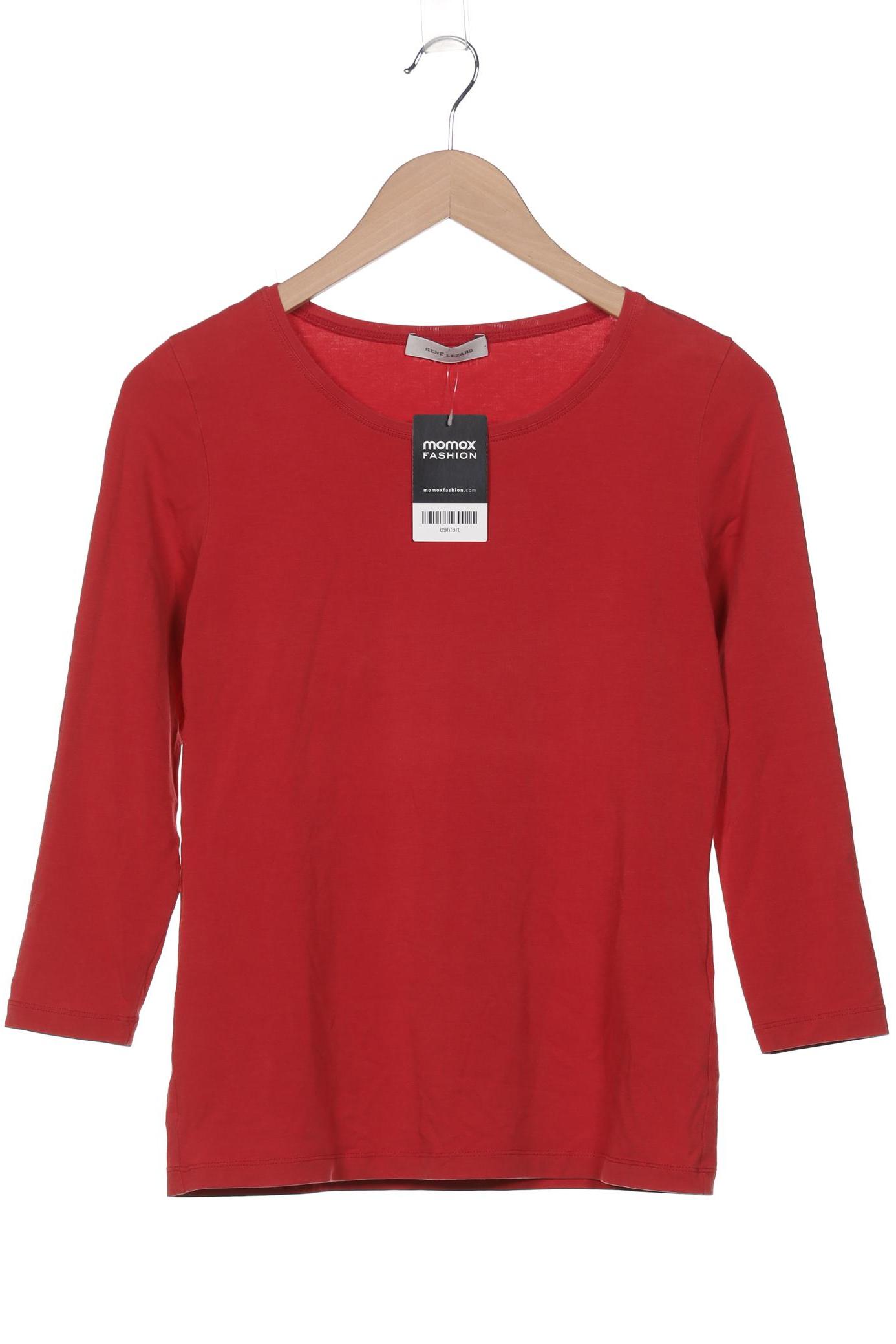 

Rene Lezard Damen Langarmshirt, rot, Gr. 42