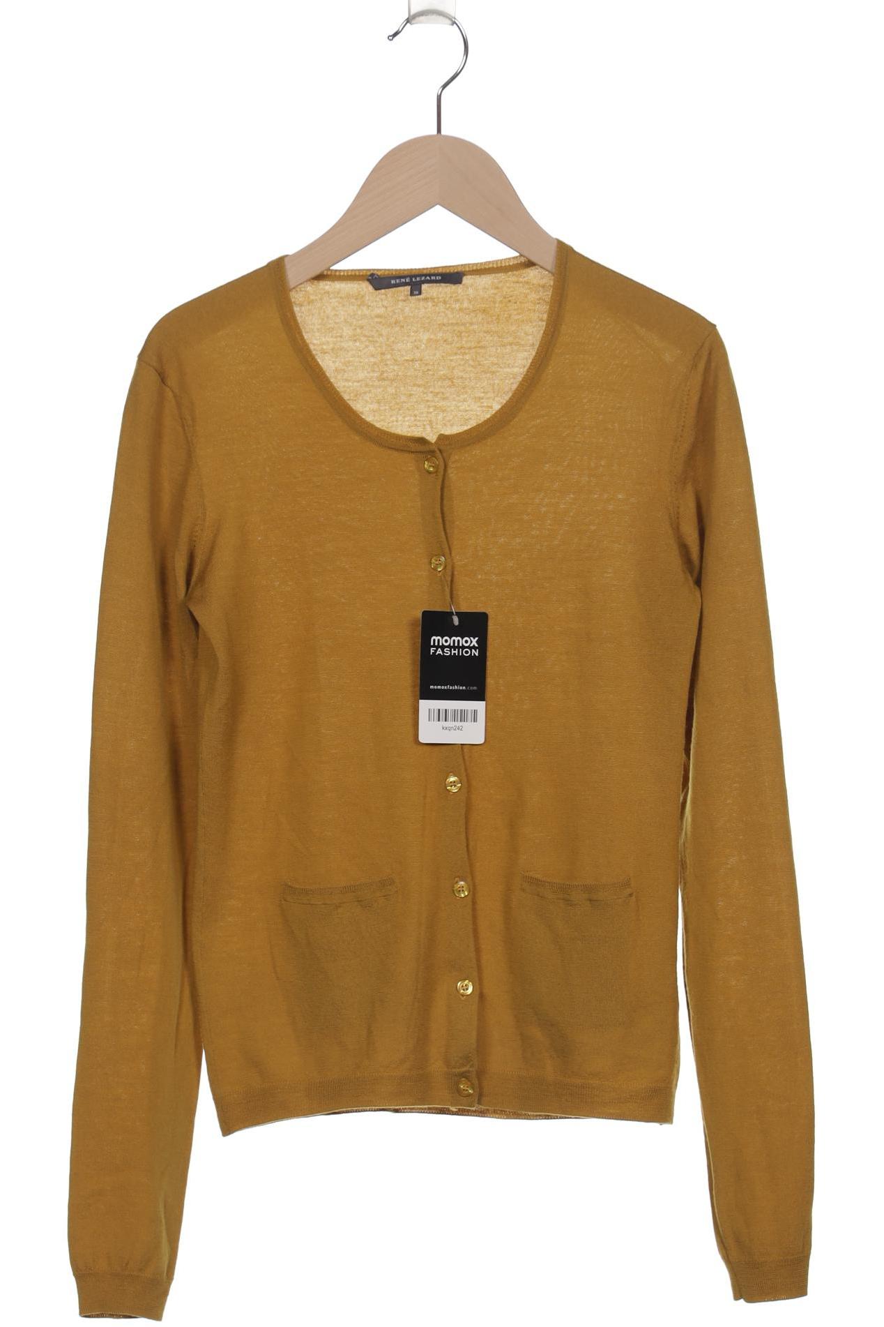 

Rene Lezard Damen Strickjacke, gelb, Gr. 36