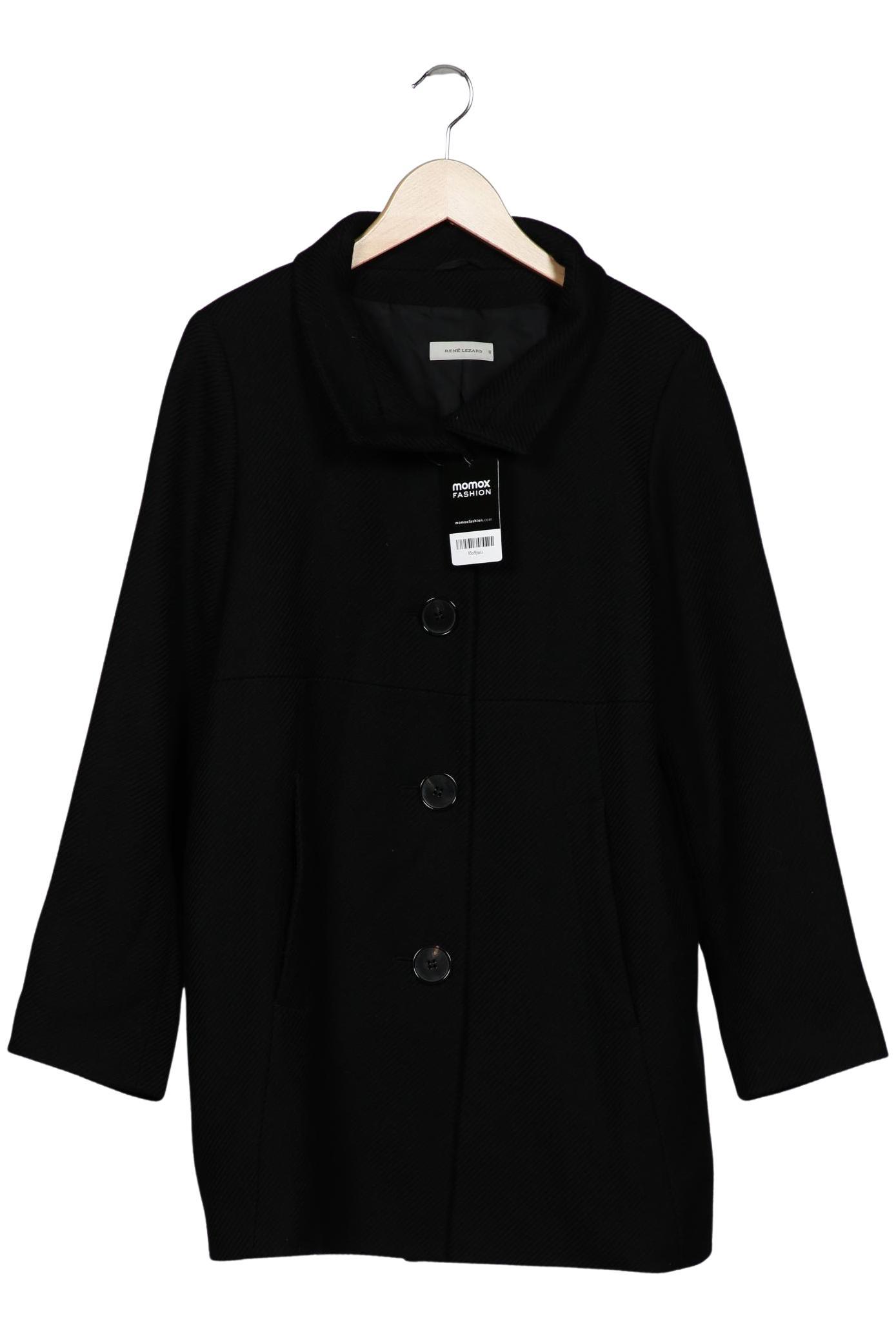 

Rene Lezard Damen Mantel, schwarz, Gr. 40