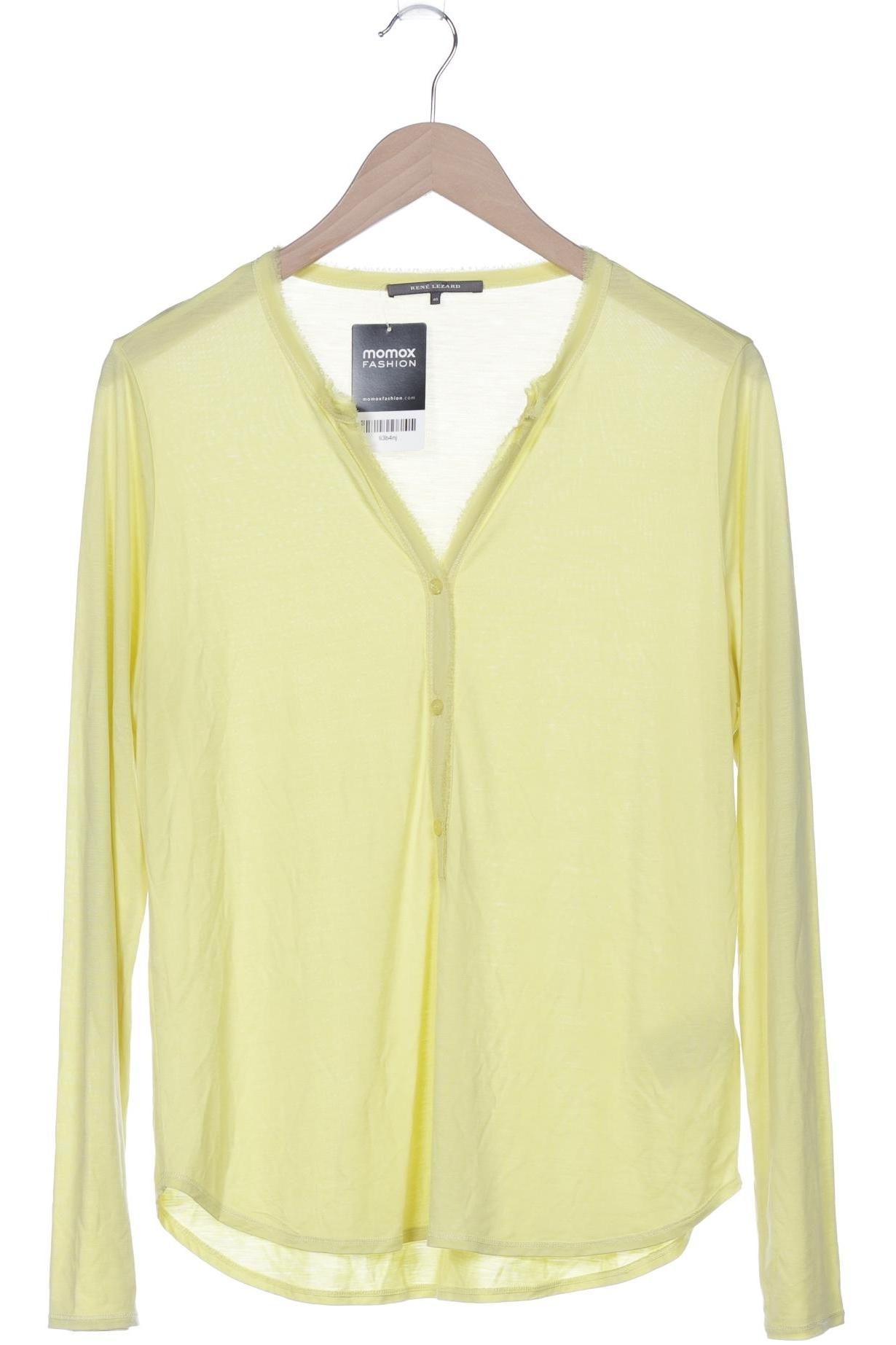 

Rene Lezard Damen Langarmshirt, gelb, Gr. 40
