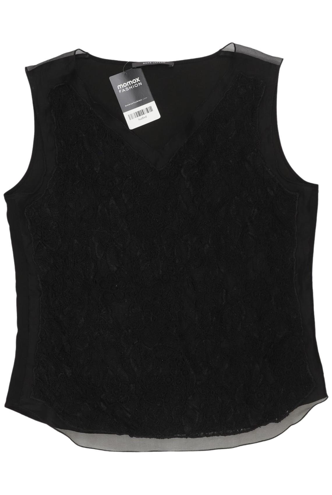 

Rene Lezard Damen Top, schwarz, Gr. 36