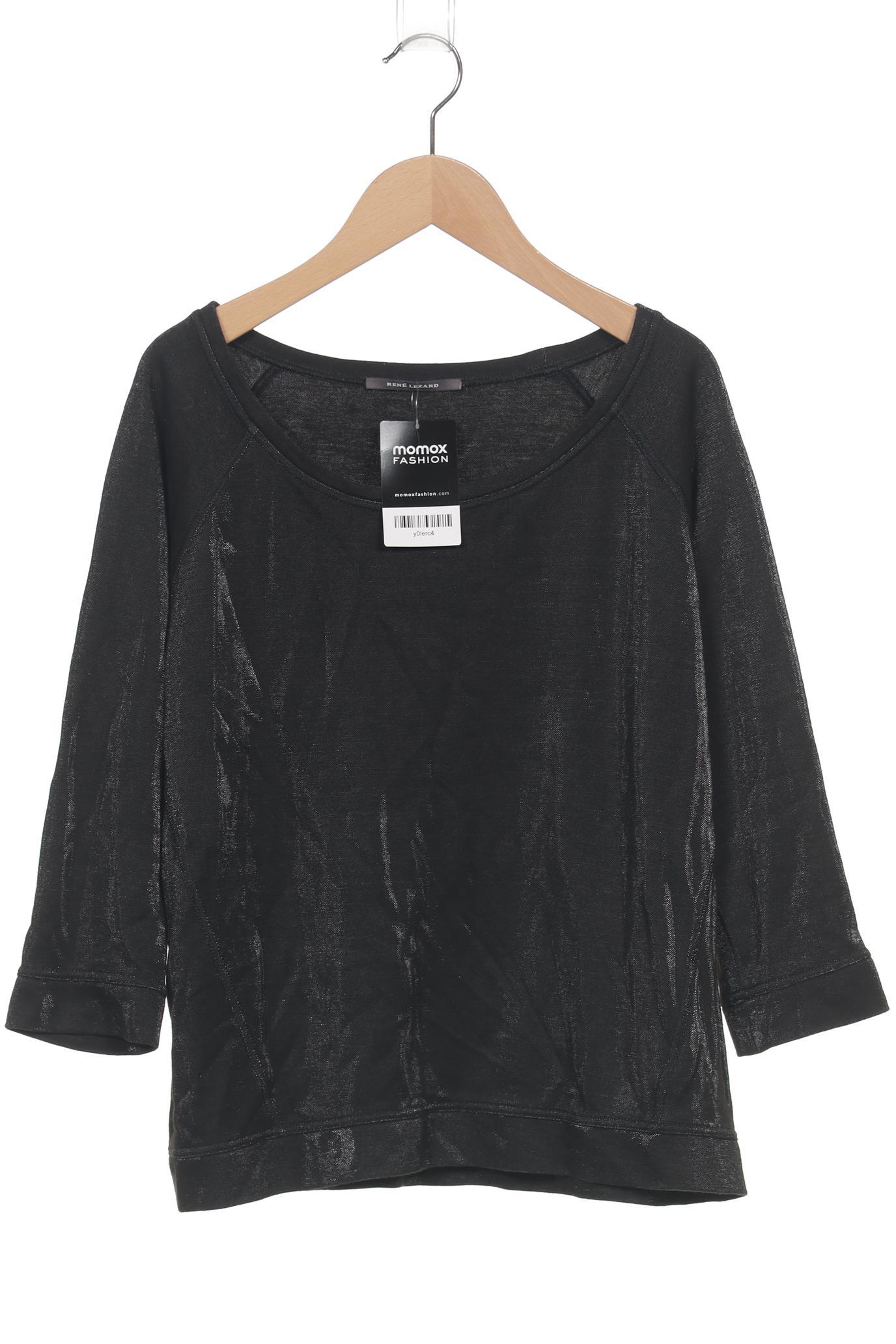 

Rene Lezard Damen Langarmshirt, schwarz, Gr. 42