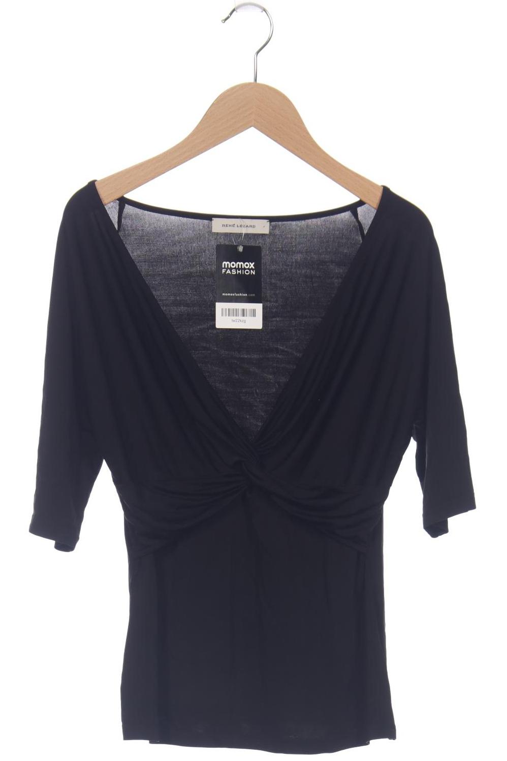 

Rene Lezard Damen Langarmshirt, schwarz, Gr. 42
