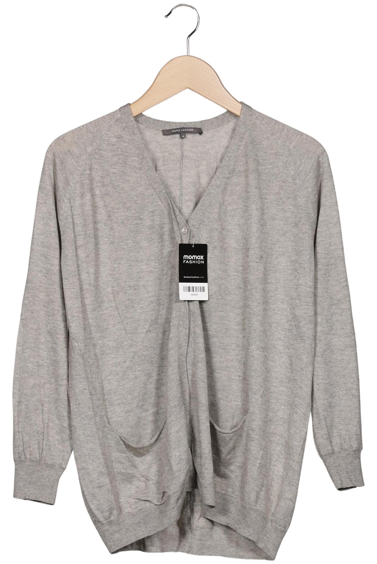 

Rene Lezard Damen Strickjacke, grau, Gr. 38