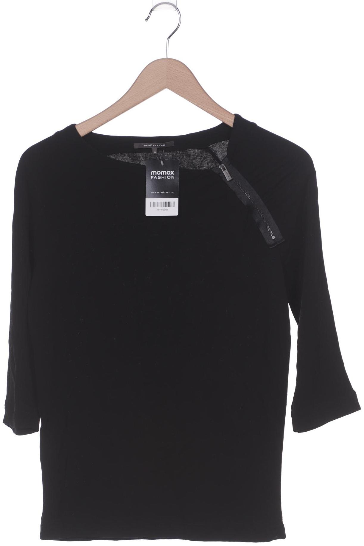 

Rene Lezard Damen Langarmshirt, schwarz, Gr. 36