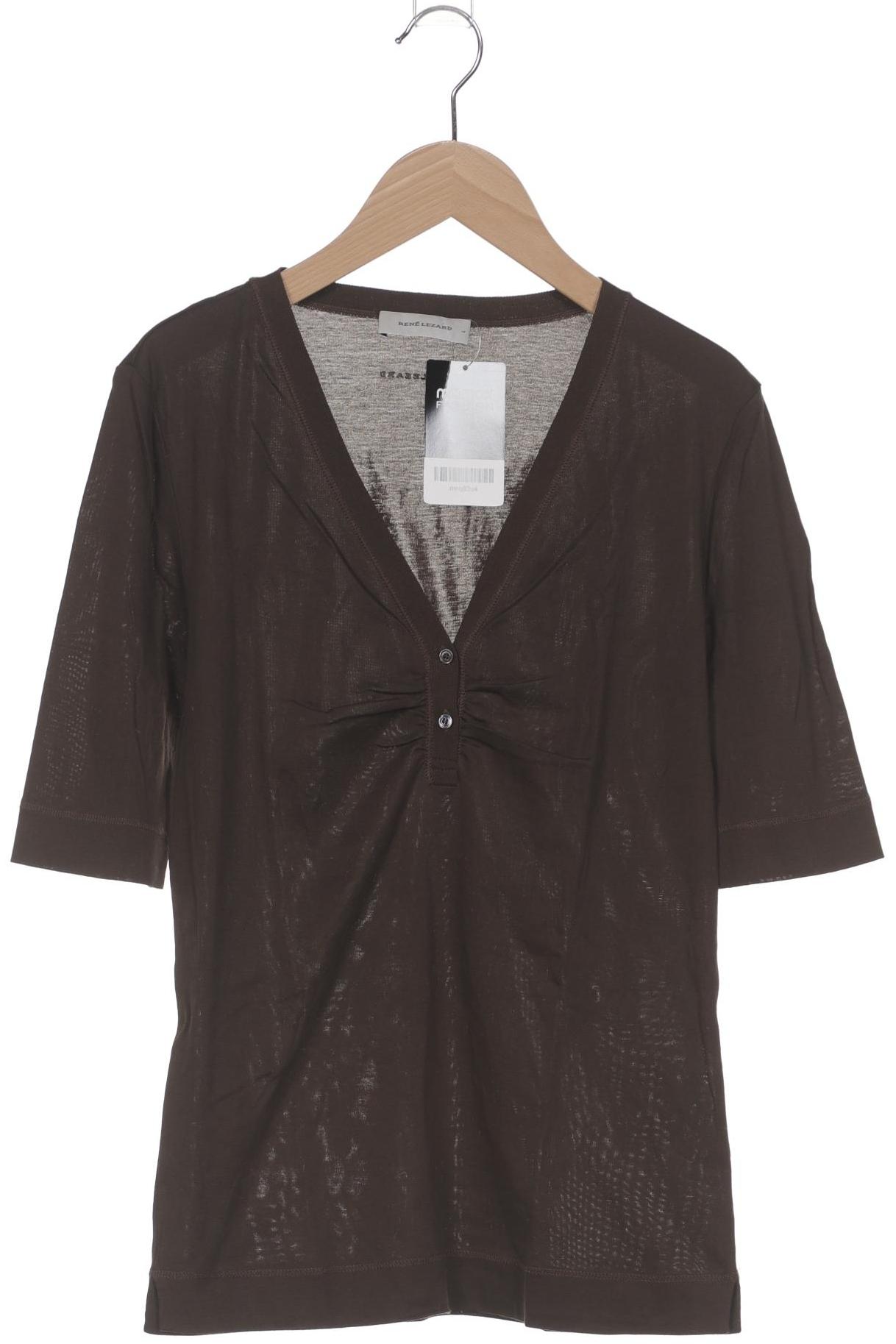 

Rene Lezard Damen T-Shirt, braun, Gr. 42