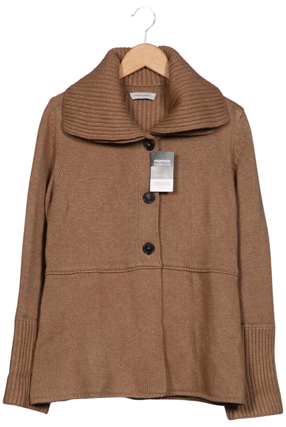 

Rene Lezard Damen Strickjacke, braun, Gr. 42