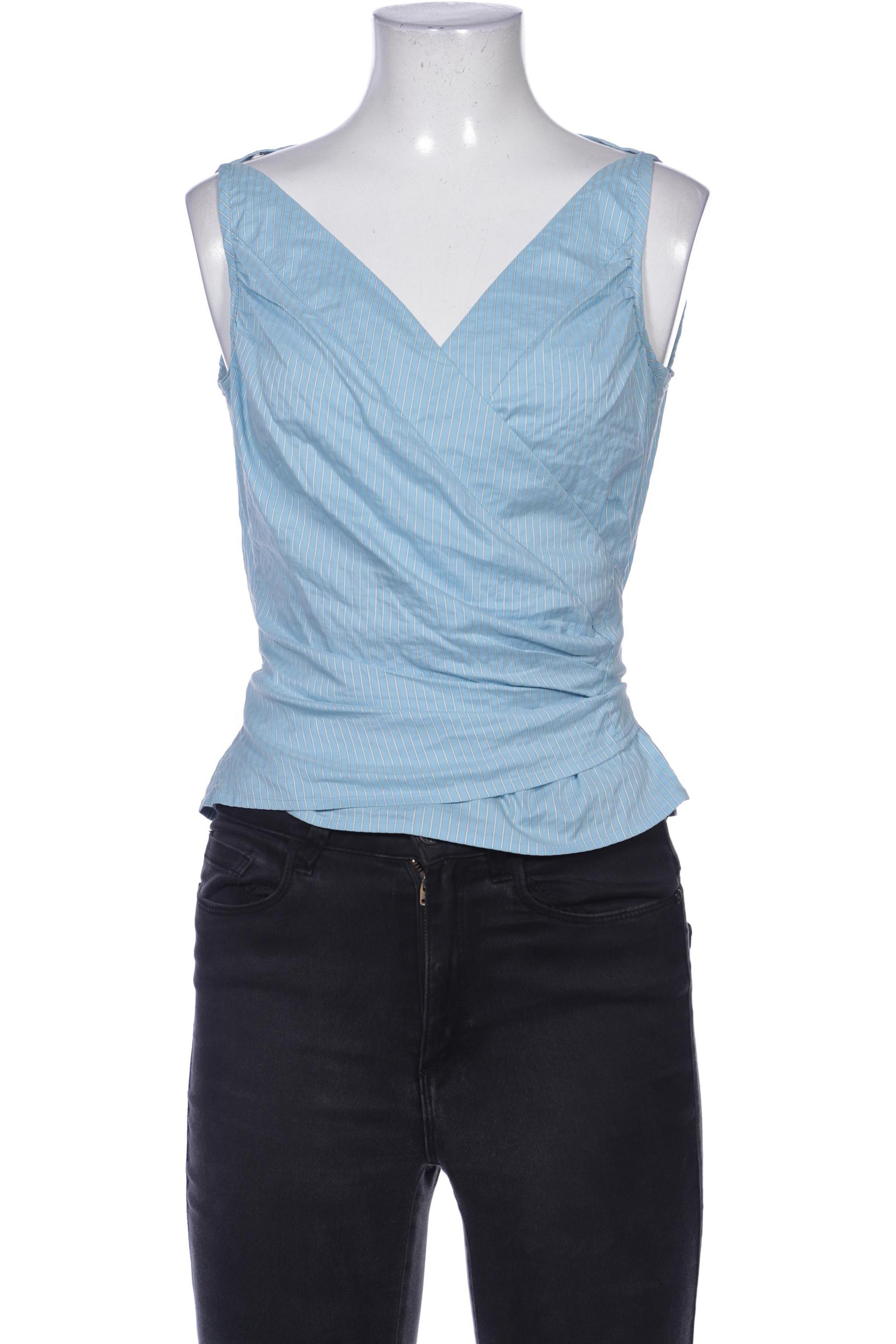 

Rene Lezard Damen Bluse, blau, Gr. 36