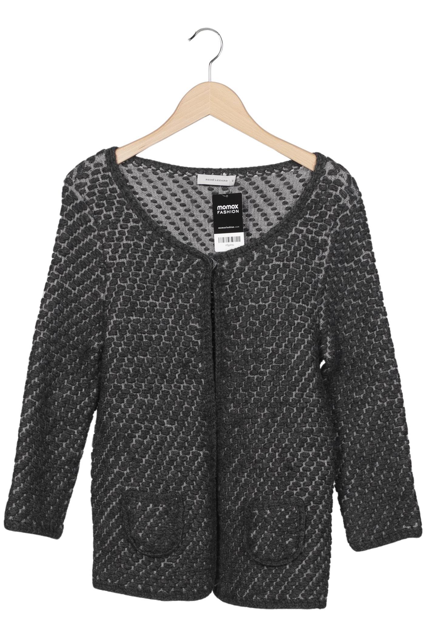 

Rene Lezard Damen Strickjacke, grau, Gr. 42