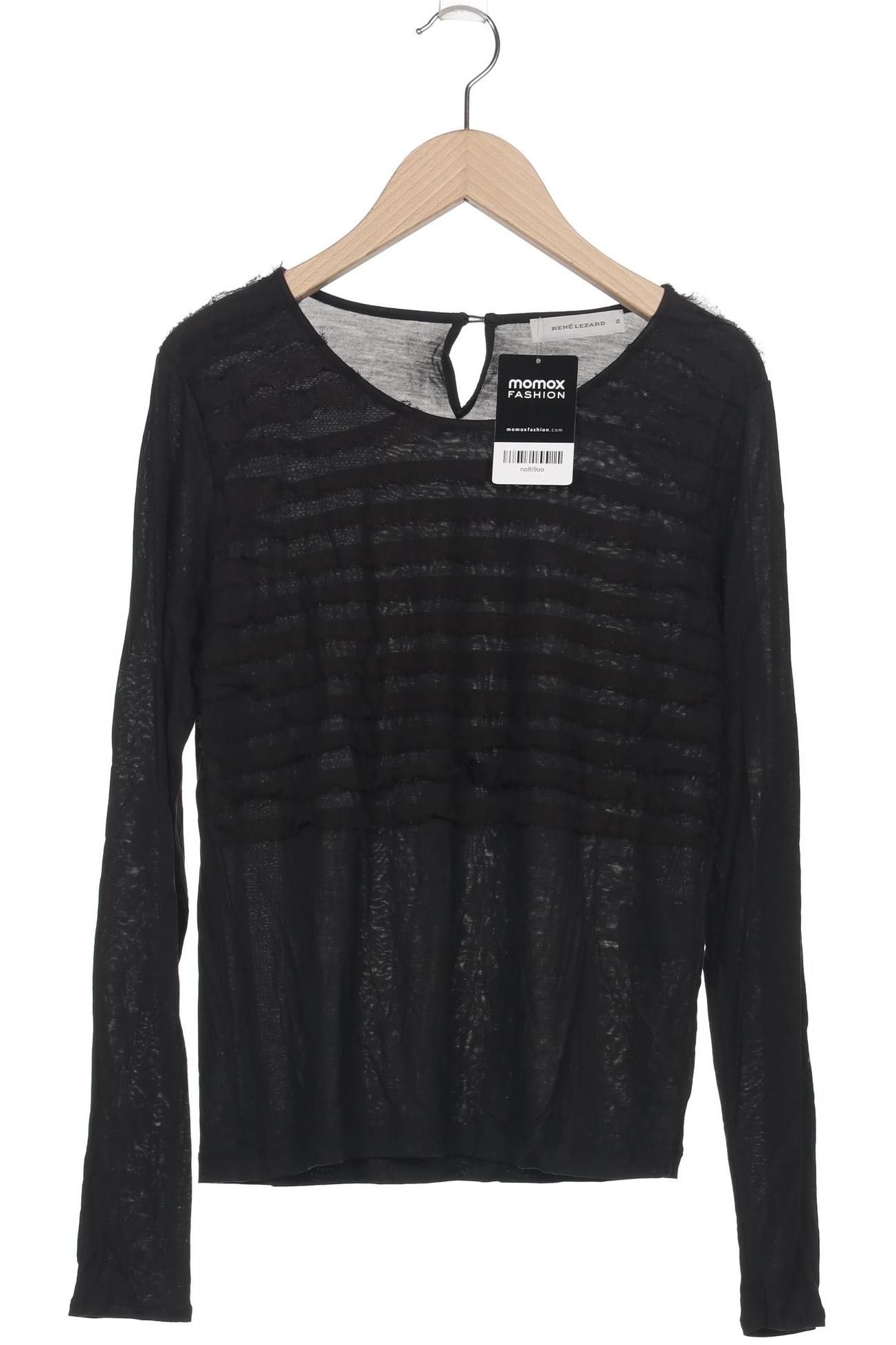 

Rene Lezard Damen Langarmshirt, schwarz, Gr. 36