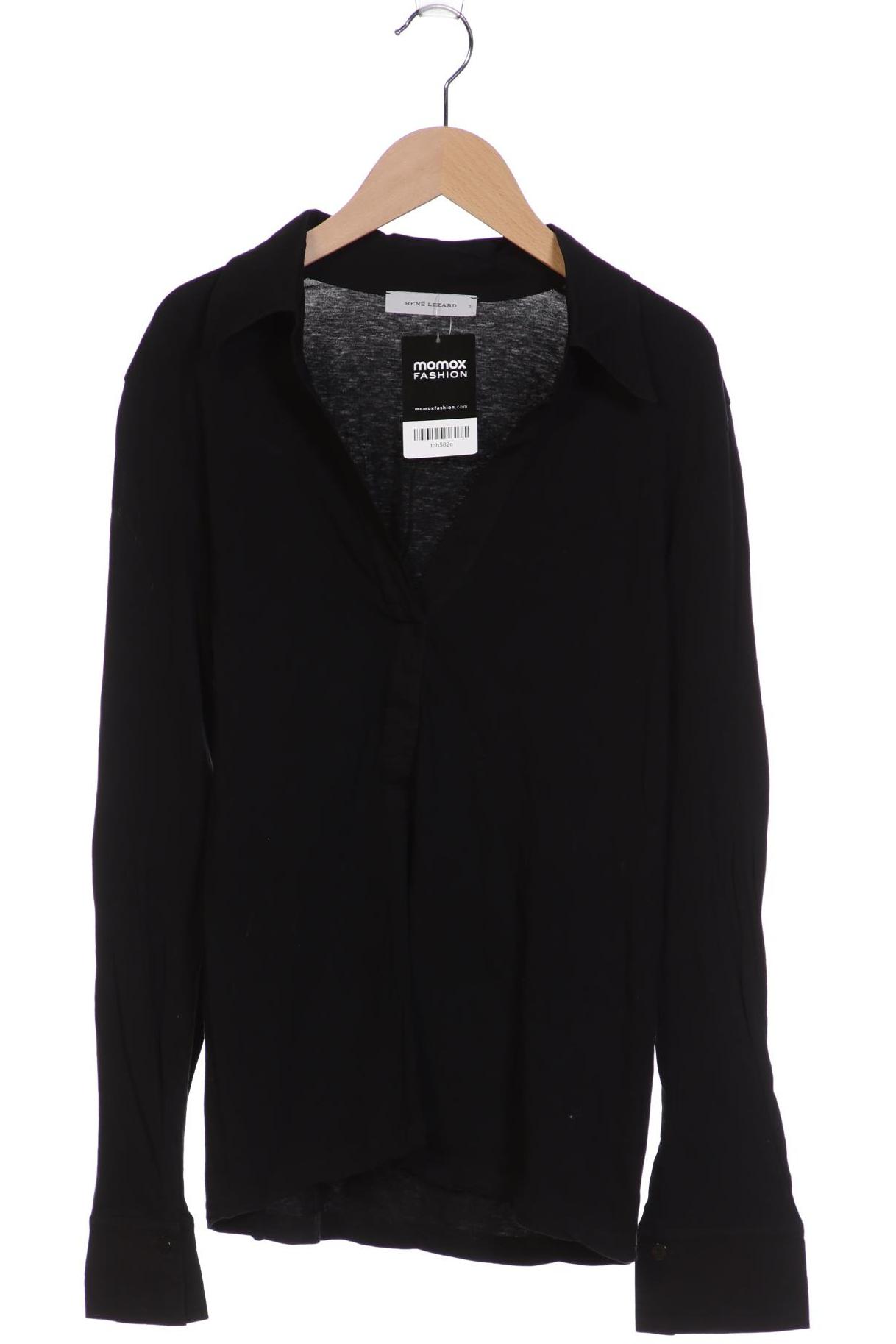 

Rene Lezard Damen Langarmshirt, schwarz, Gr. 38