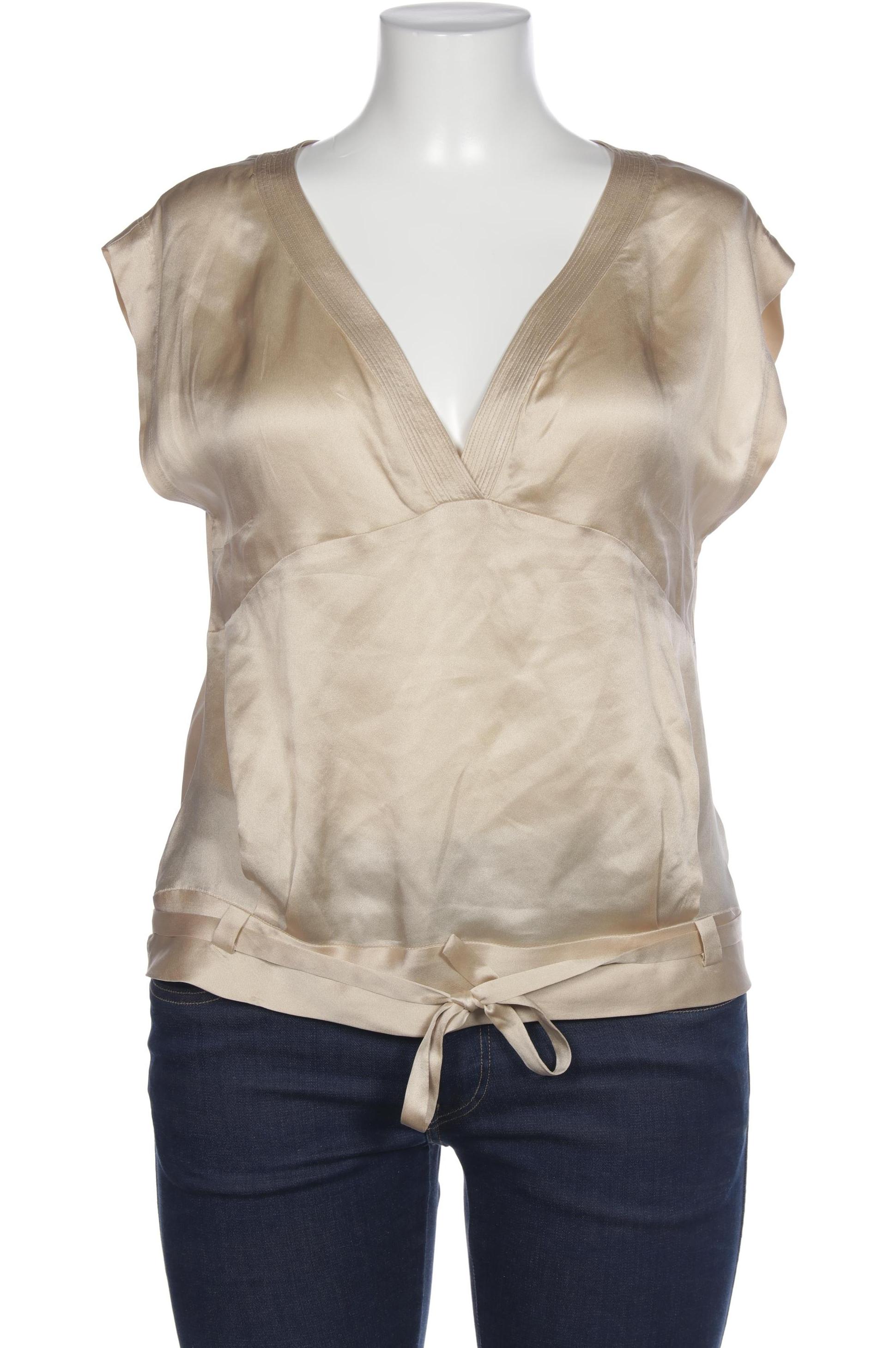

Rene Lezard Damen Bluse, beige, Gr. 42