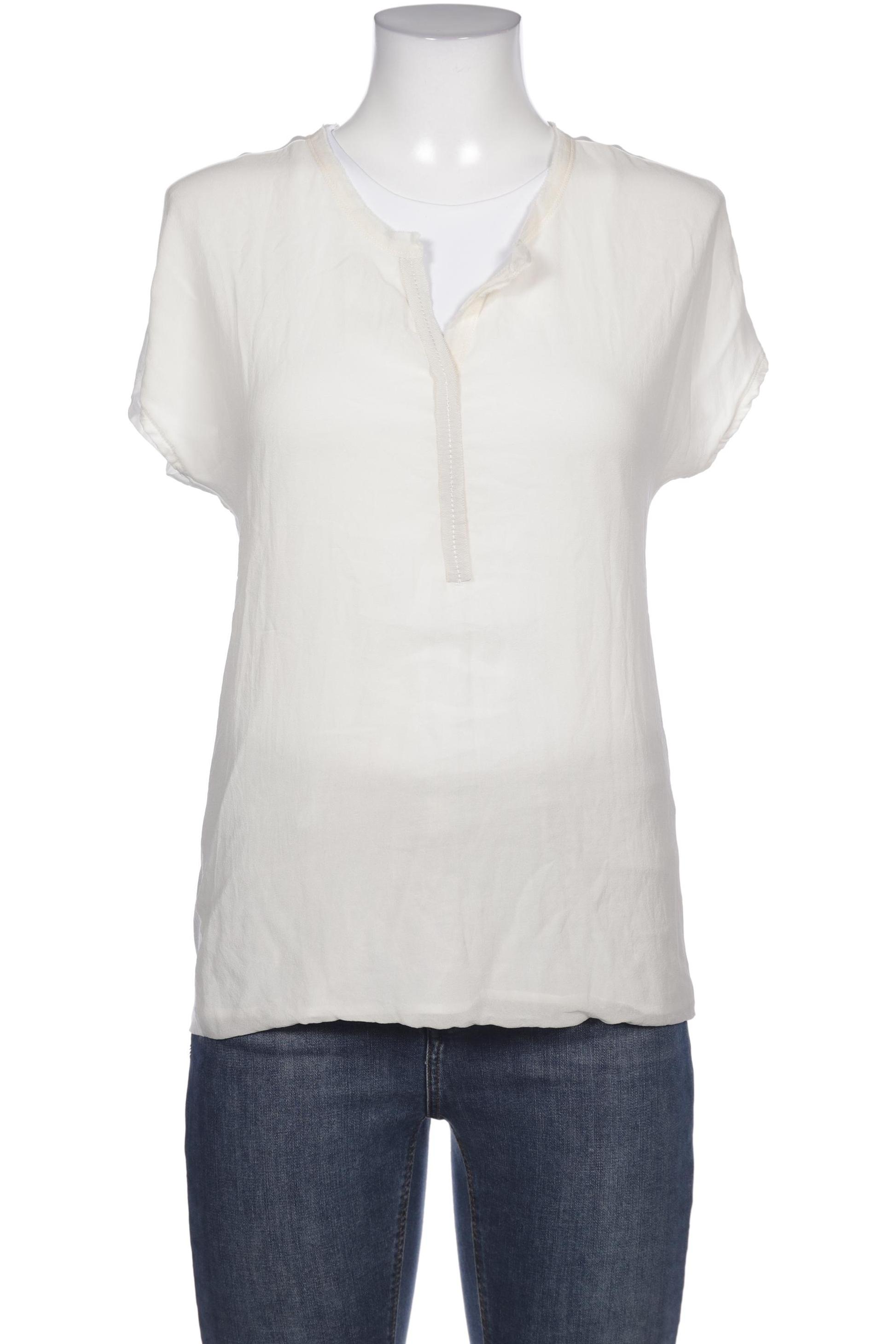 

Rene Lezard Damen Bluse, cremeweiß