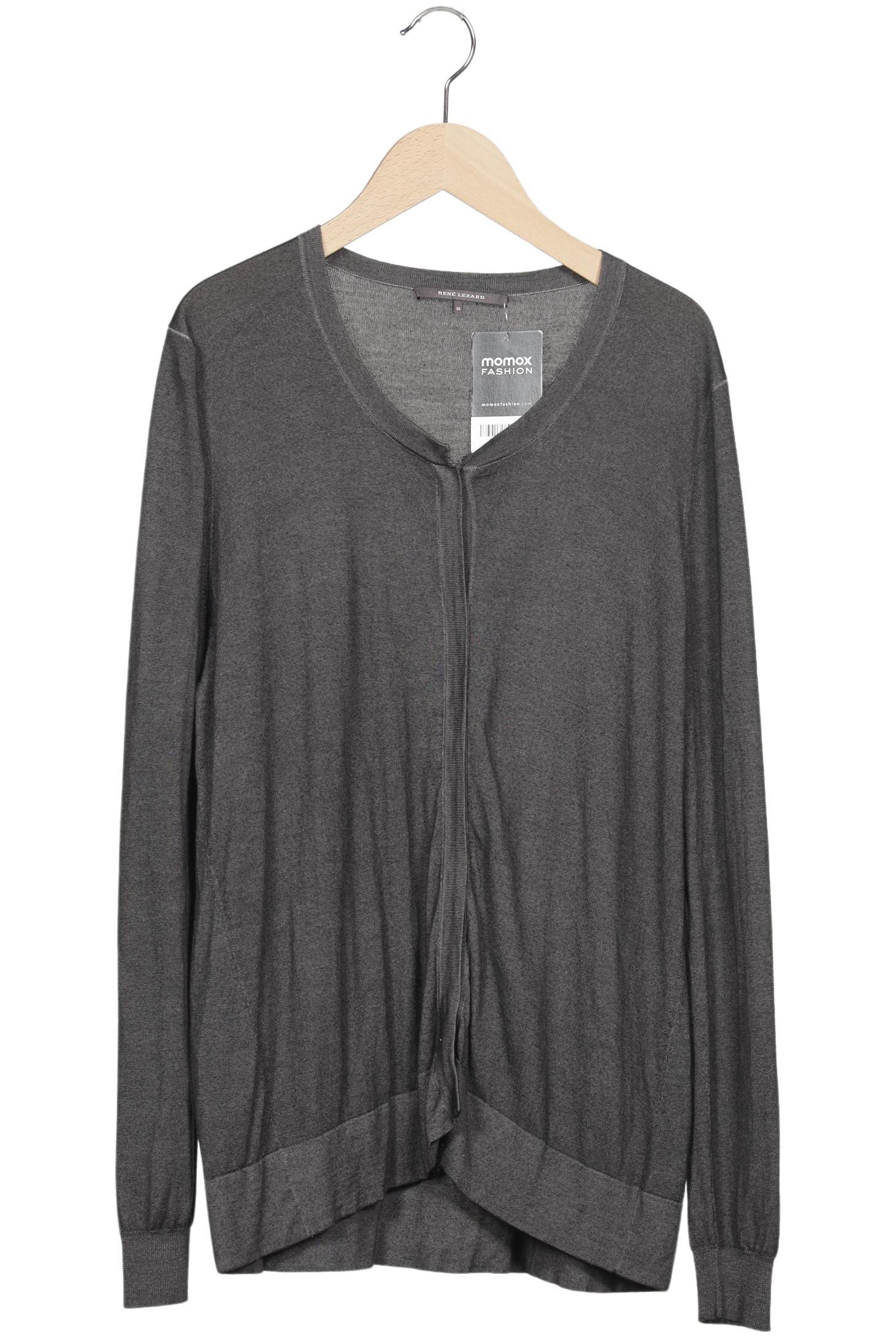 

Rene Lezard Damen Strickjacke, grau, Gr. 36