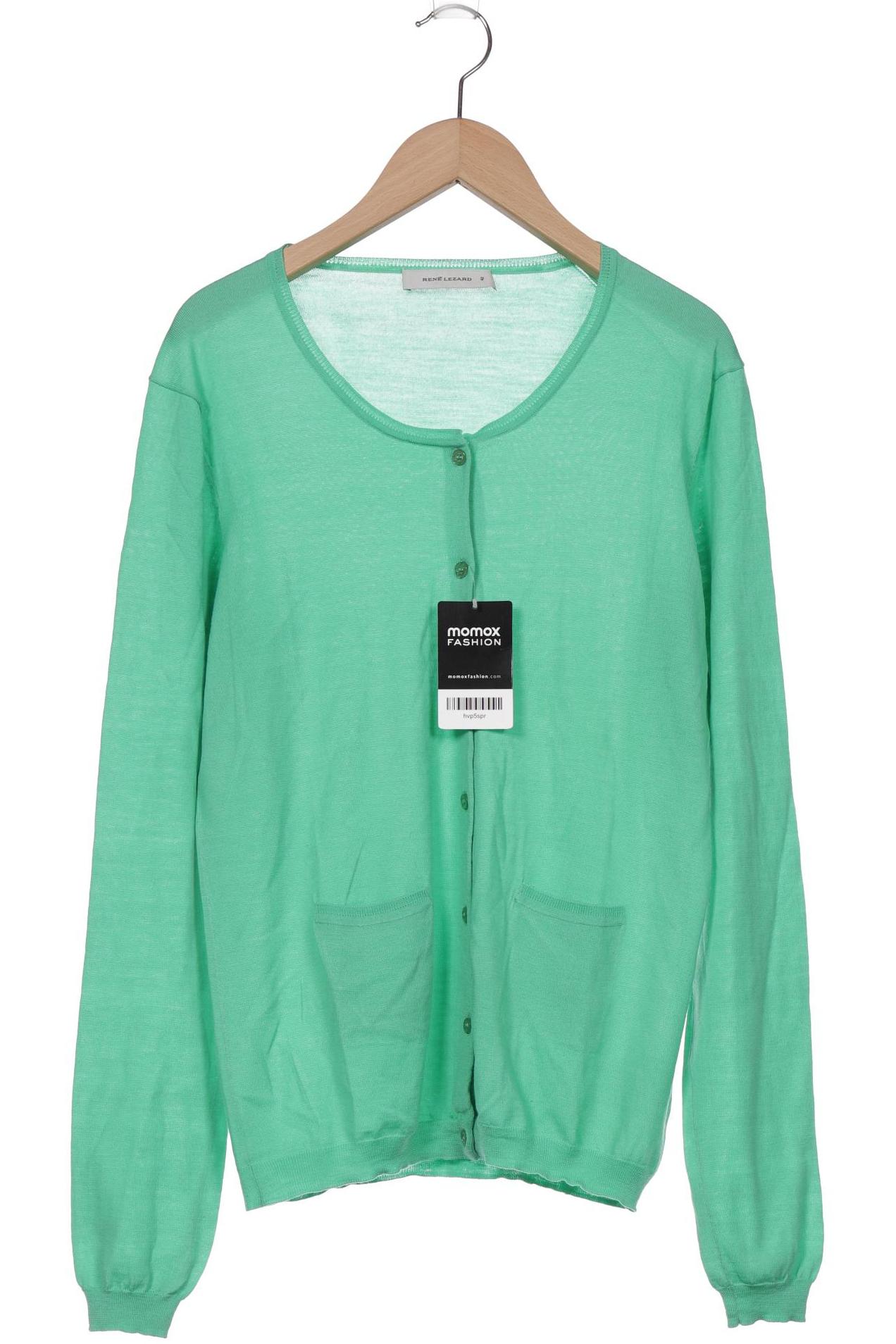 

Rene Lezard Damen Strickjacke, grün, Gr. 42