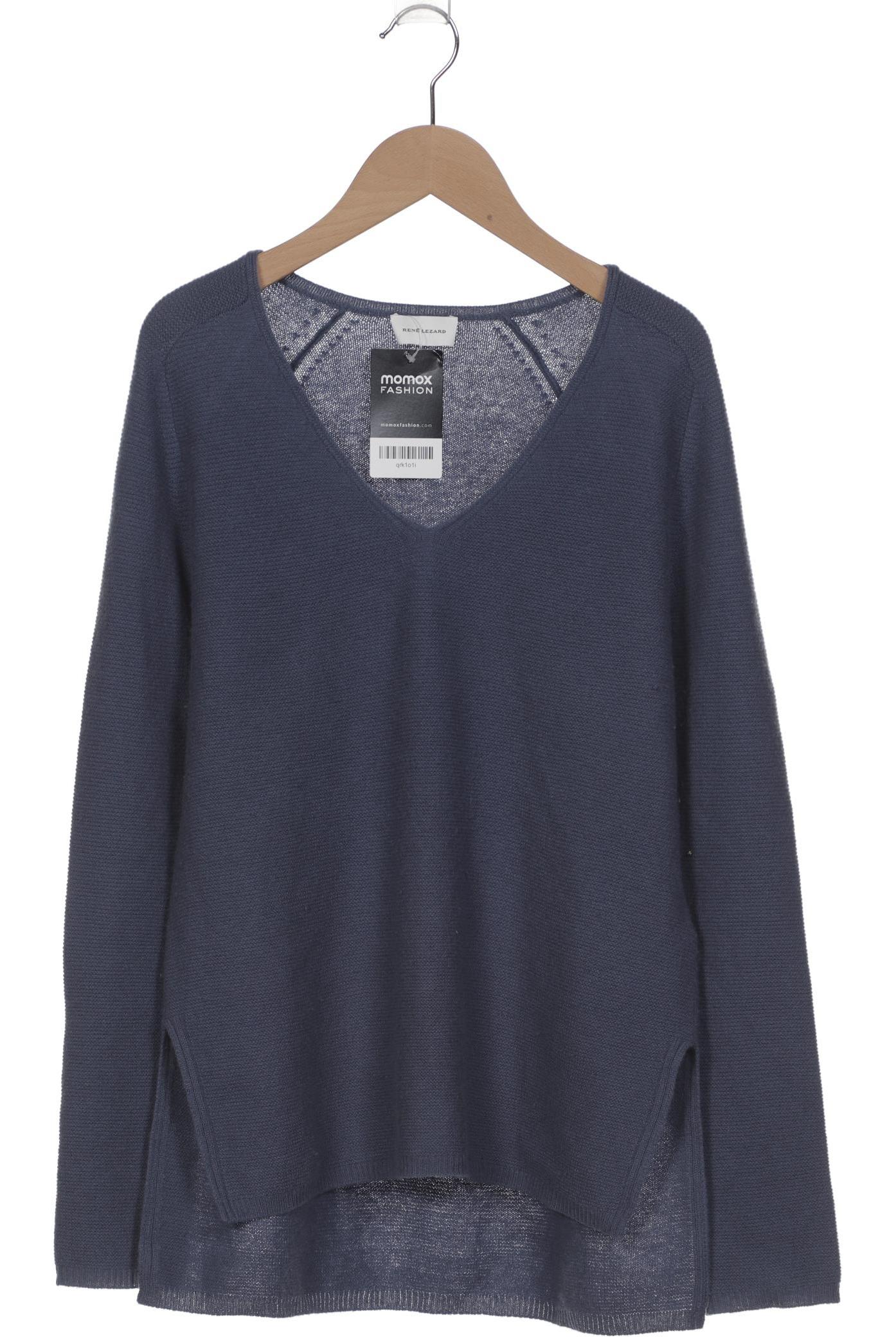 

Rene Lezard Damen Pullover, blau, Gr. 34