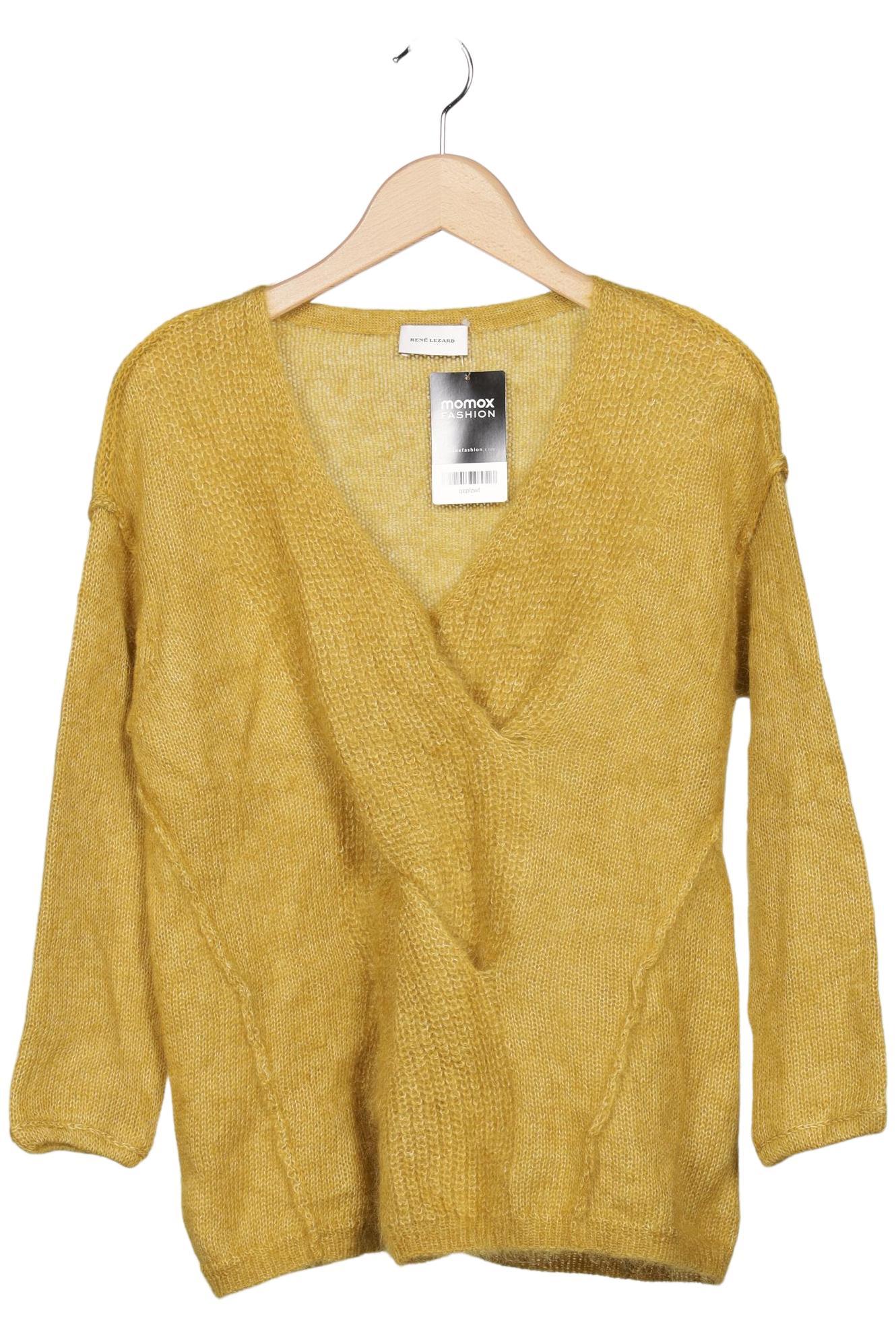 

Rene Lezard Damen Pullover, gelb, Gr. 36