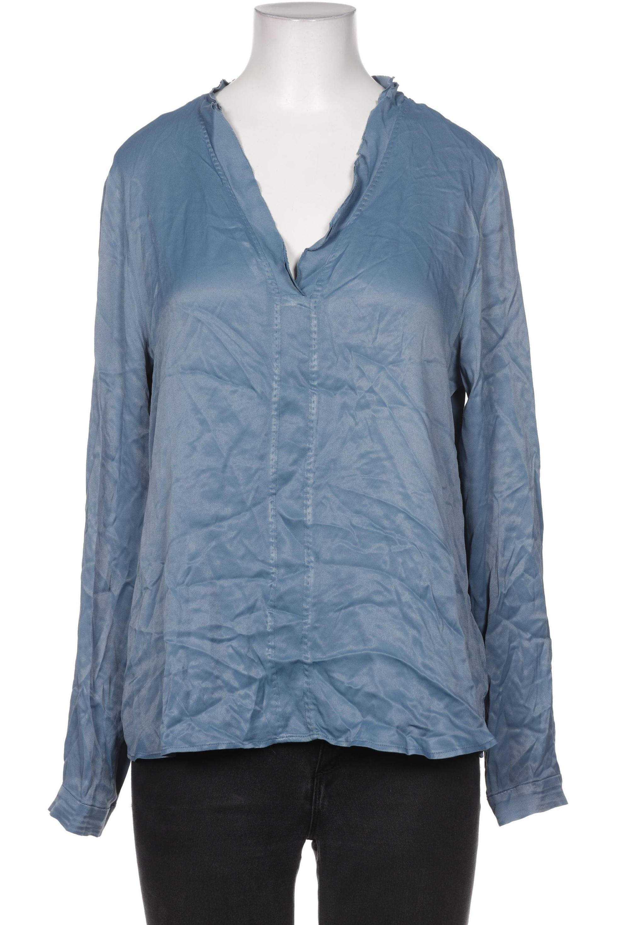 

Rene Lezard Damen Bluse, blau, Gr. 38